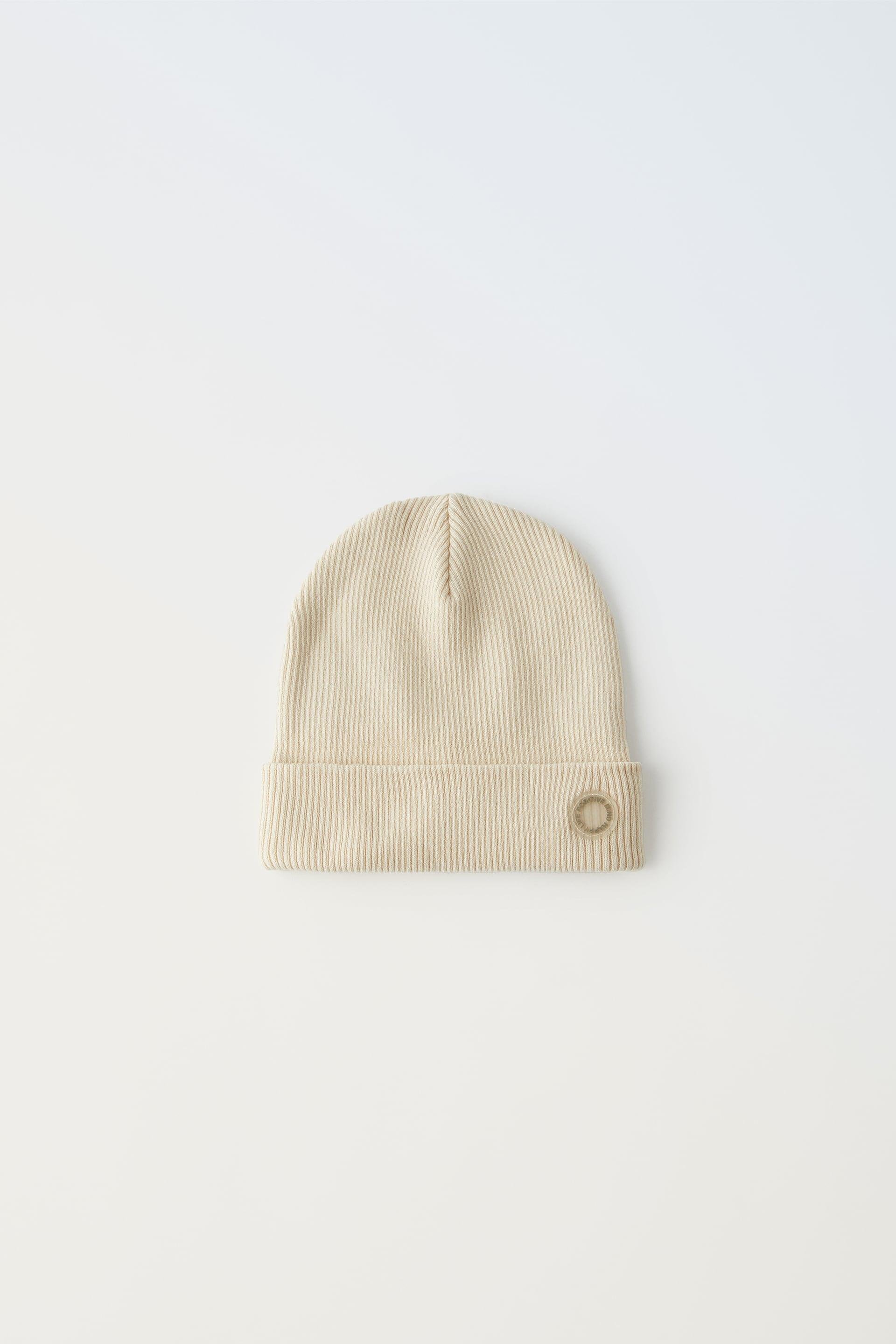 RIBBED COTTON HAT by ZARA