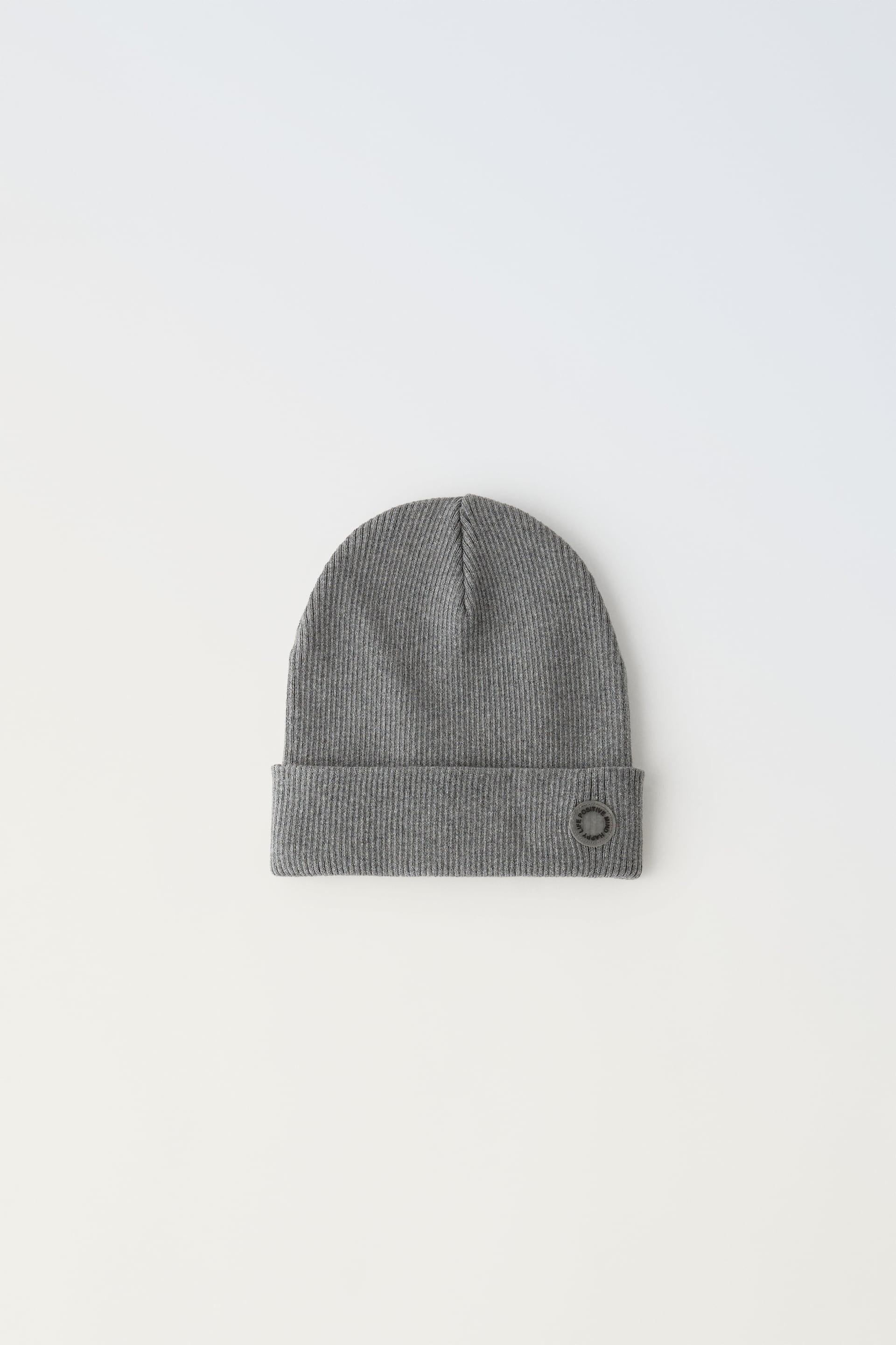 RIBBED COTTON HAT by ZARA