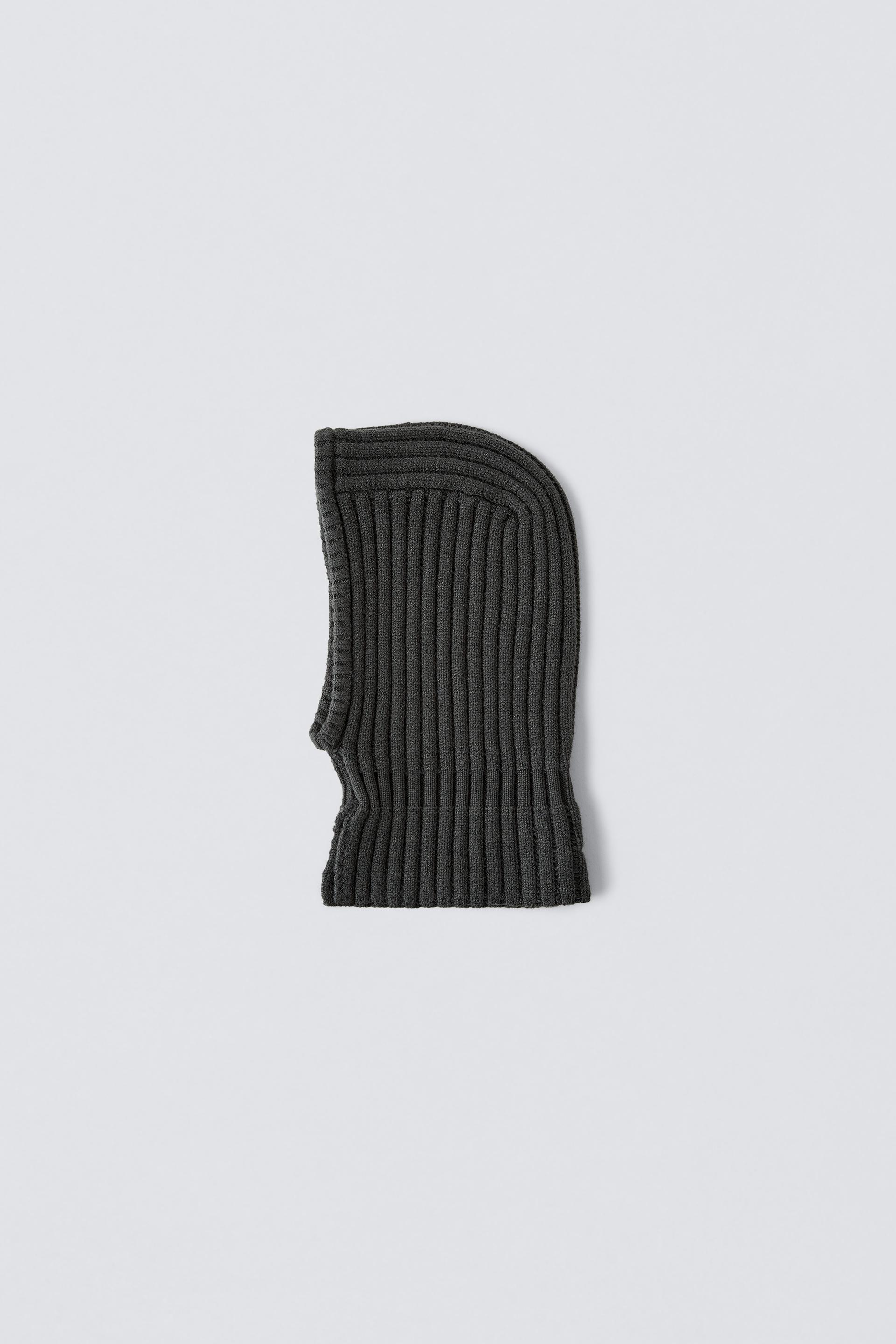 RIBBED KNIT BALACLAVA by ZARA