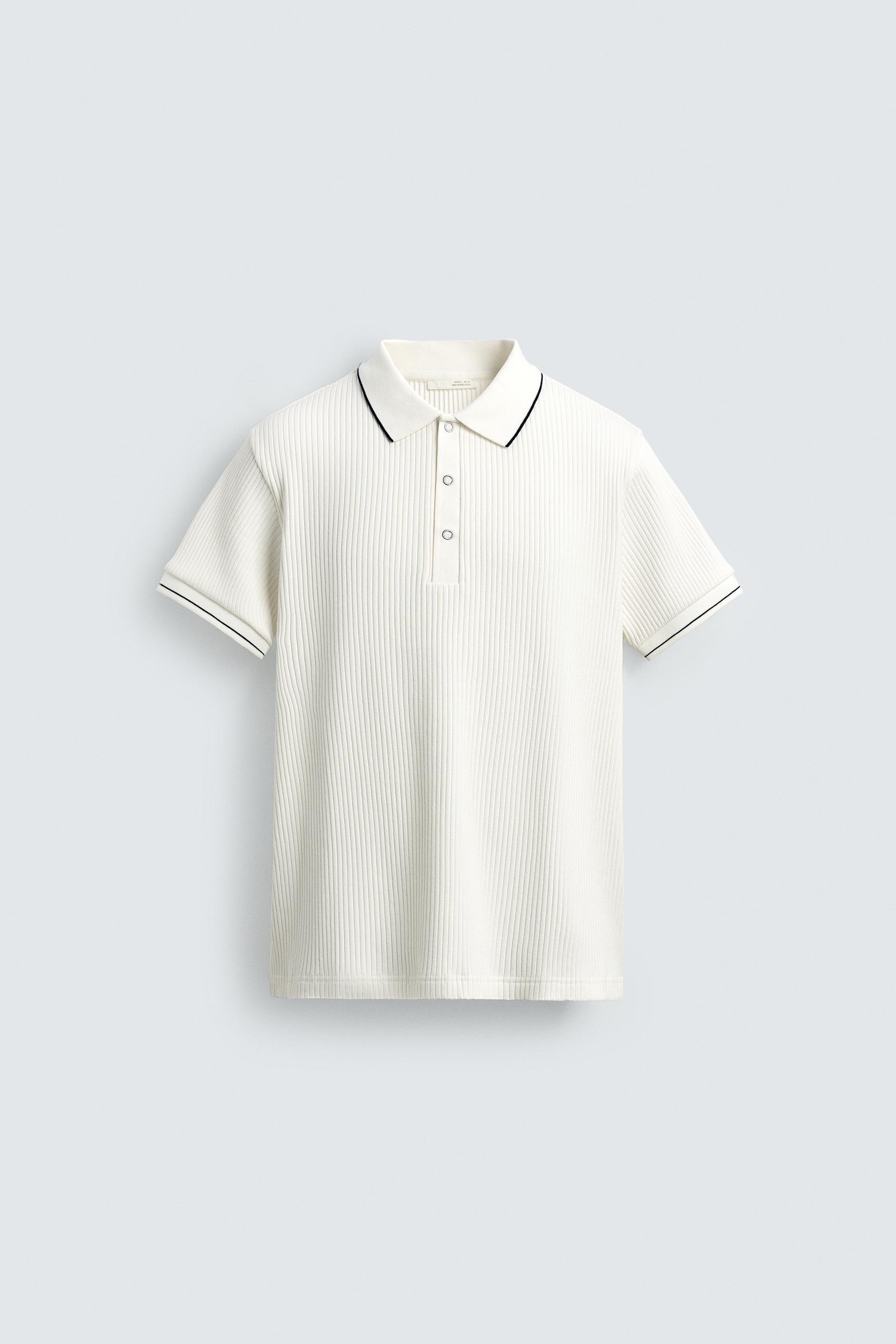 RIBBED REGULAR-FIT POLO by ZARA