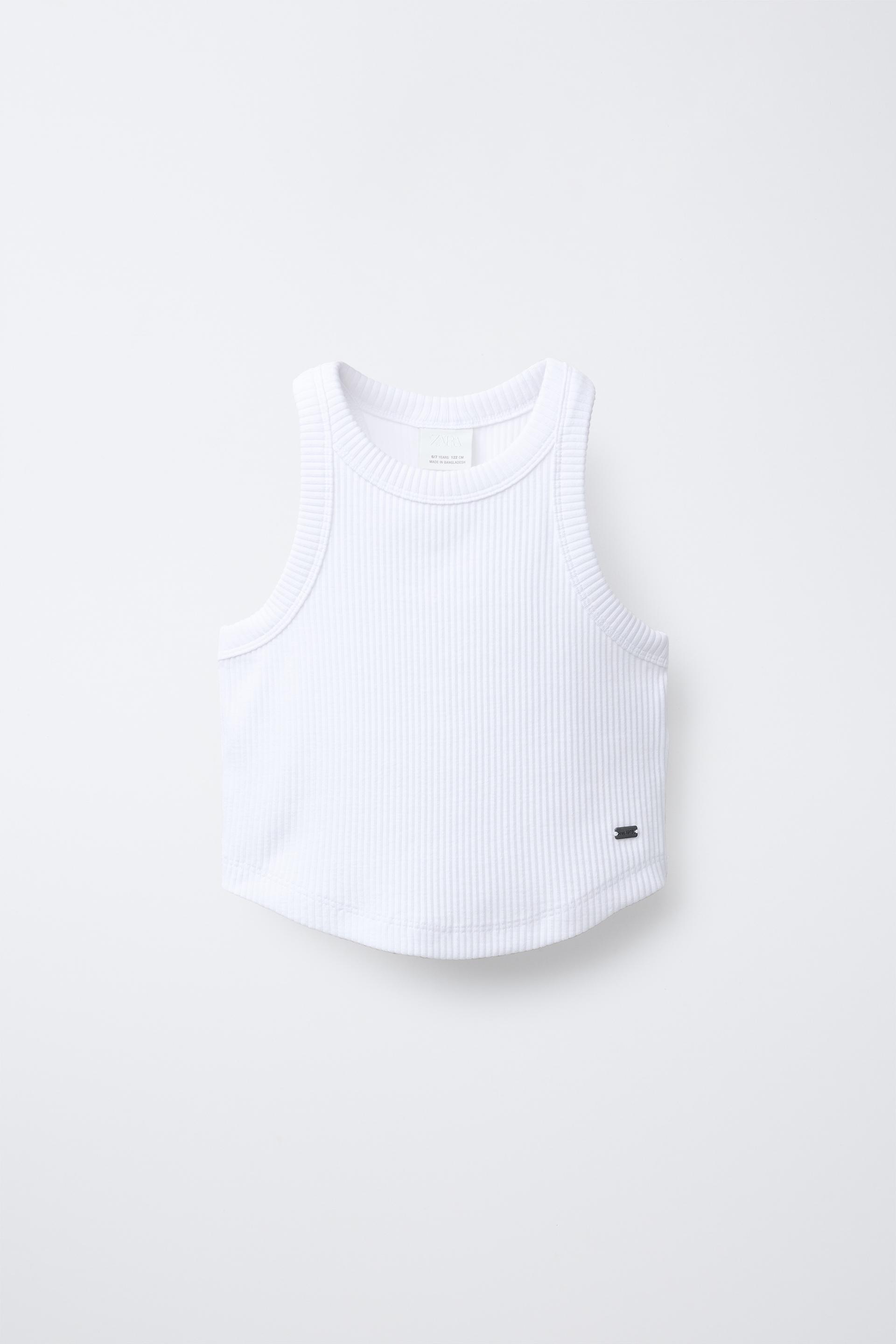 RIBBED SWIMMER TANK by ZARA
