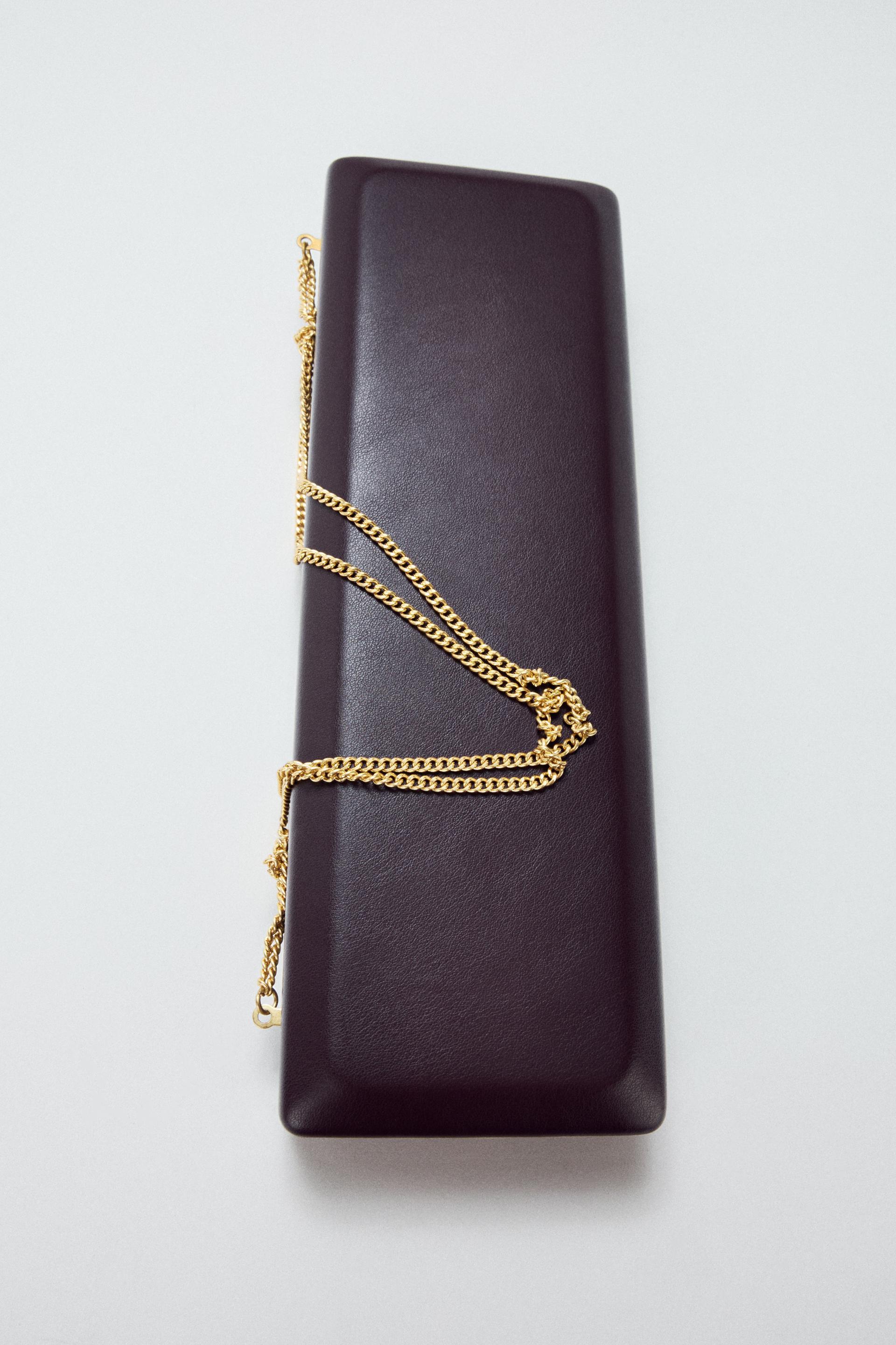 RIGID EXTENDED CLUTCH BAG by ZARA