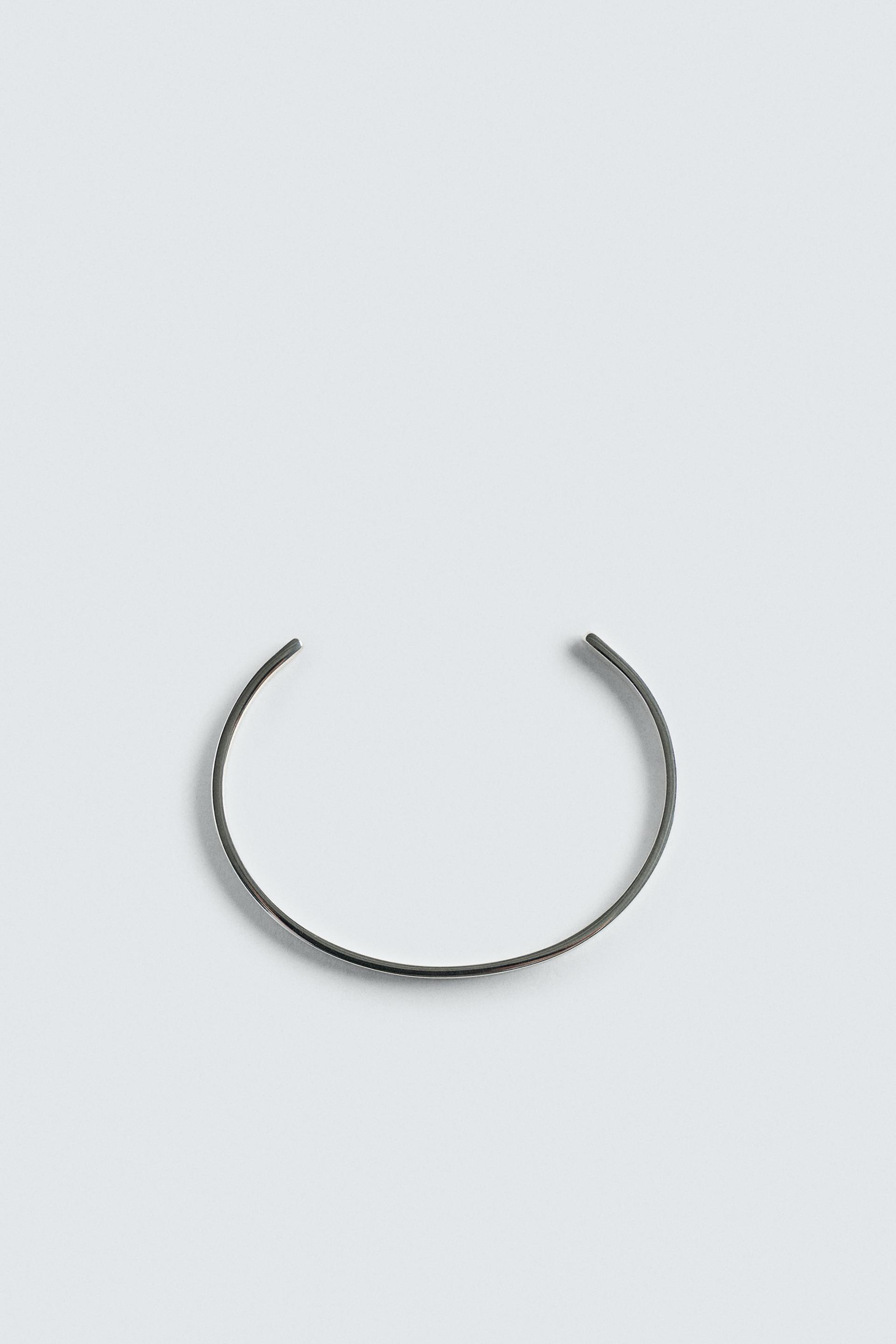 RIGID STAINLESS STEEL BRACELET by ZARA