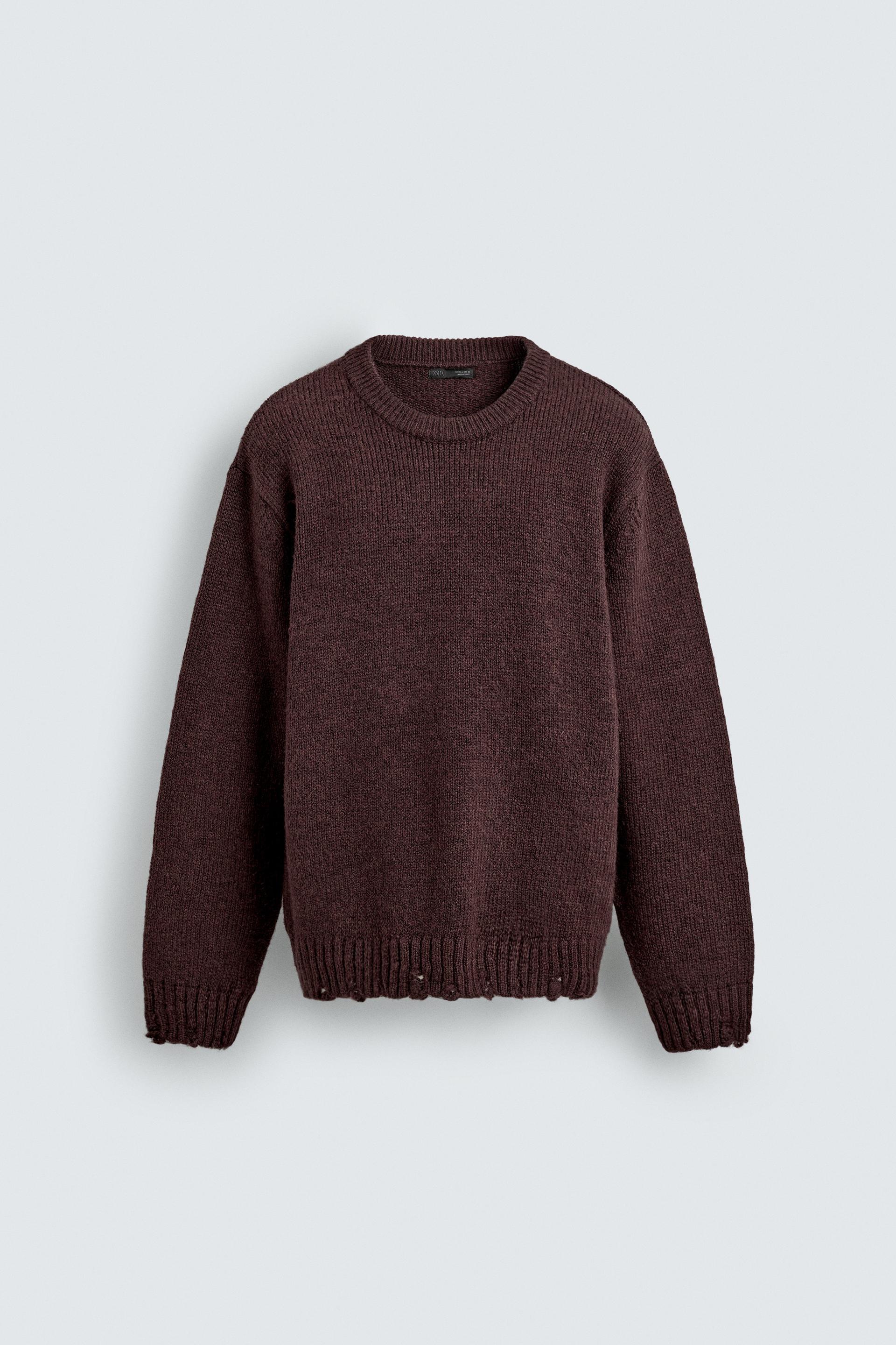 RIPPED EFFECT JUMPER by ZARA