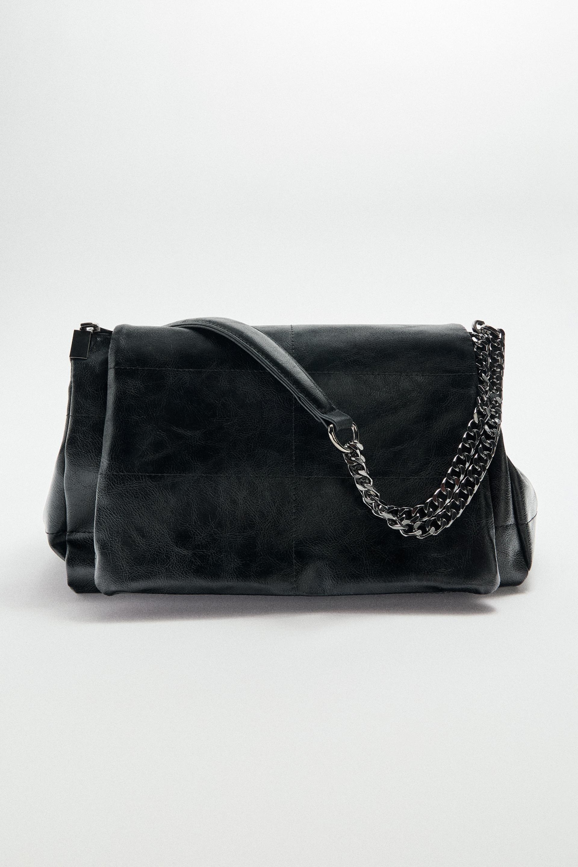 ROCK STYLE FLAP SHOULDER BAG by ZARA