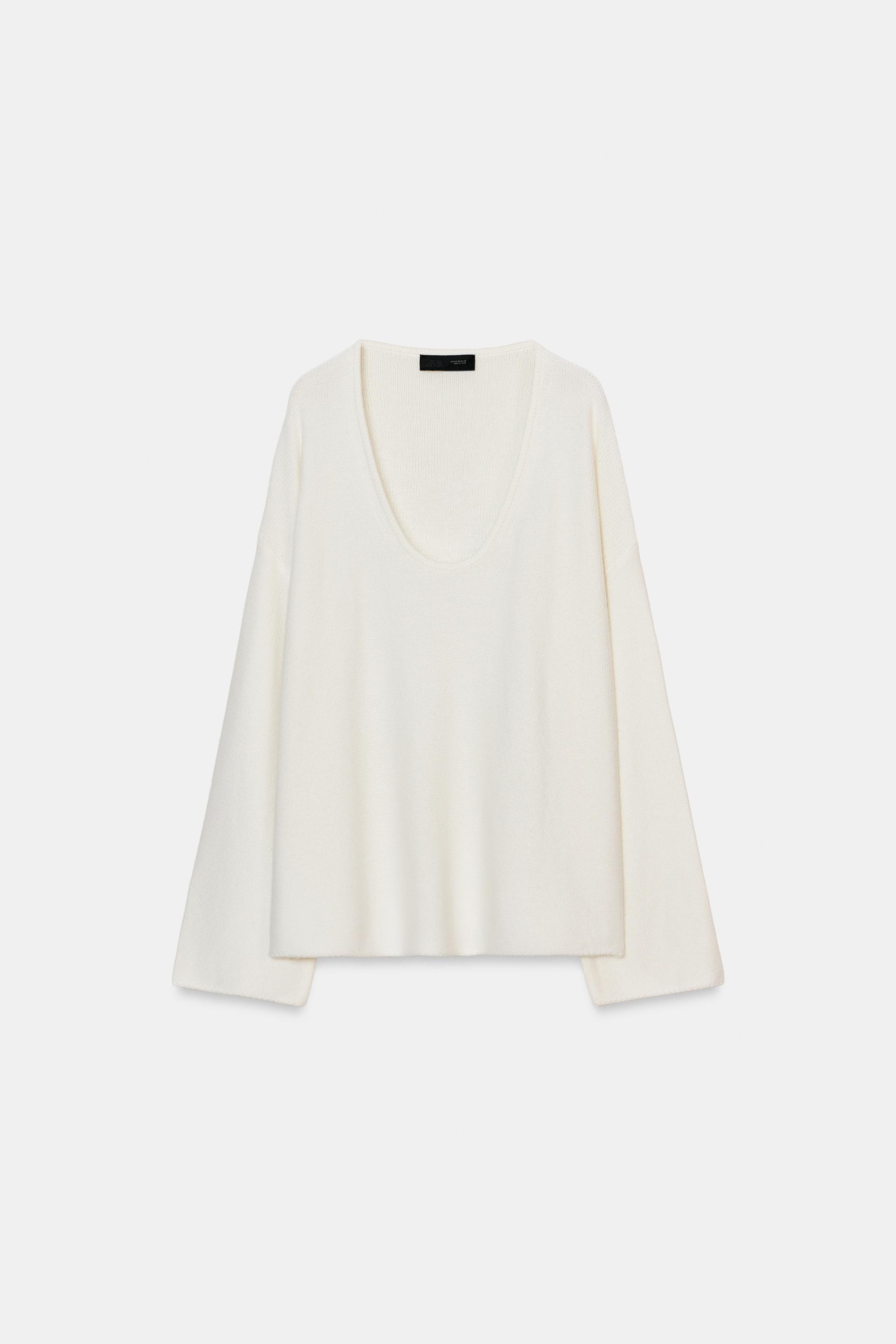 ROUND NECK KNIT JUMPER by ZARA