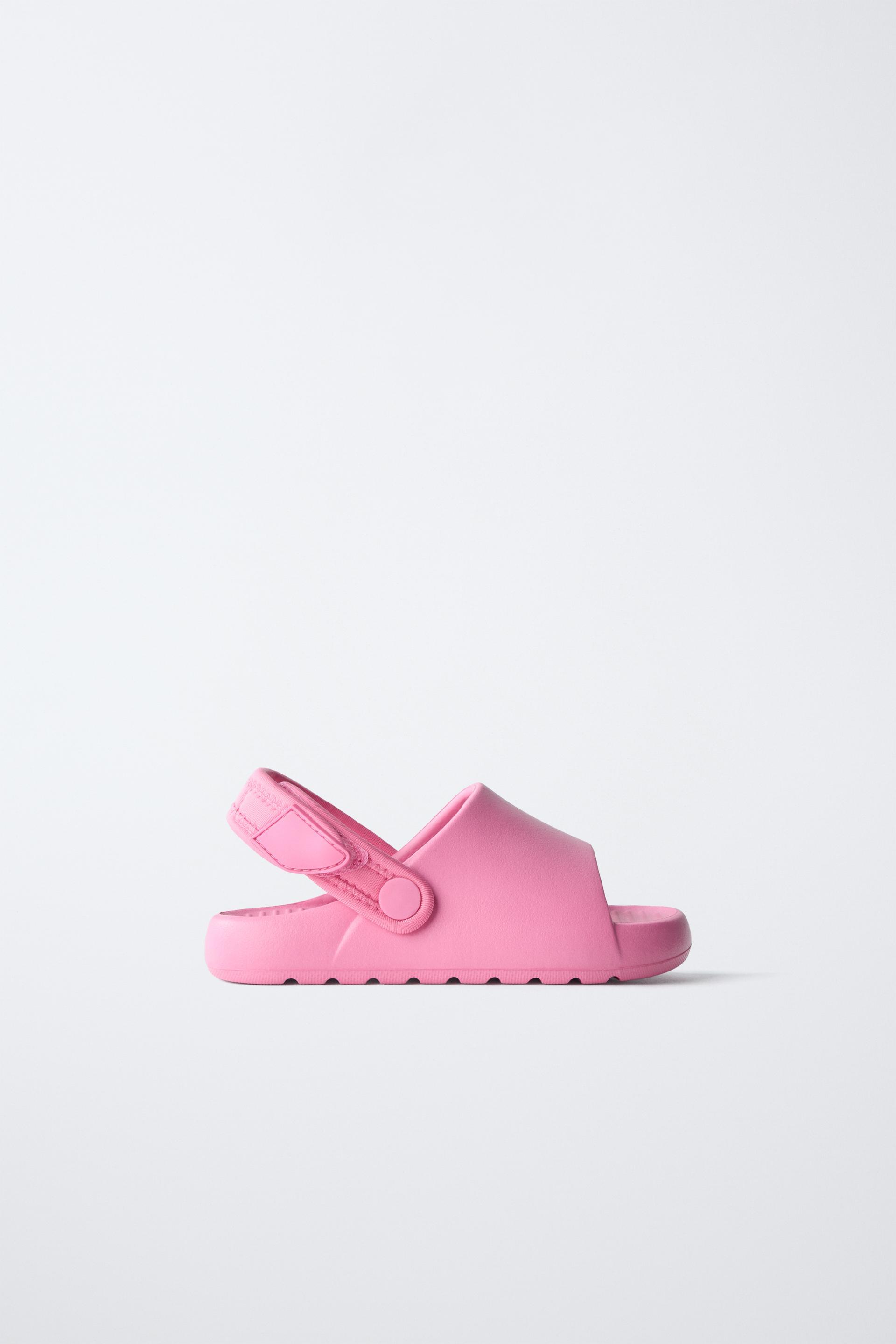 RUBBER SLINGBACK SANDALS by ZARA