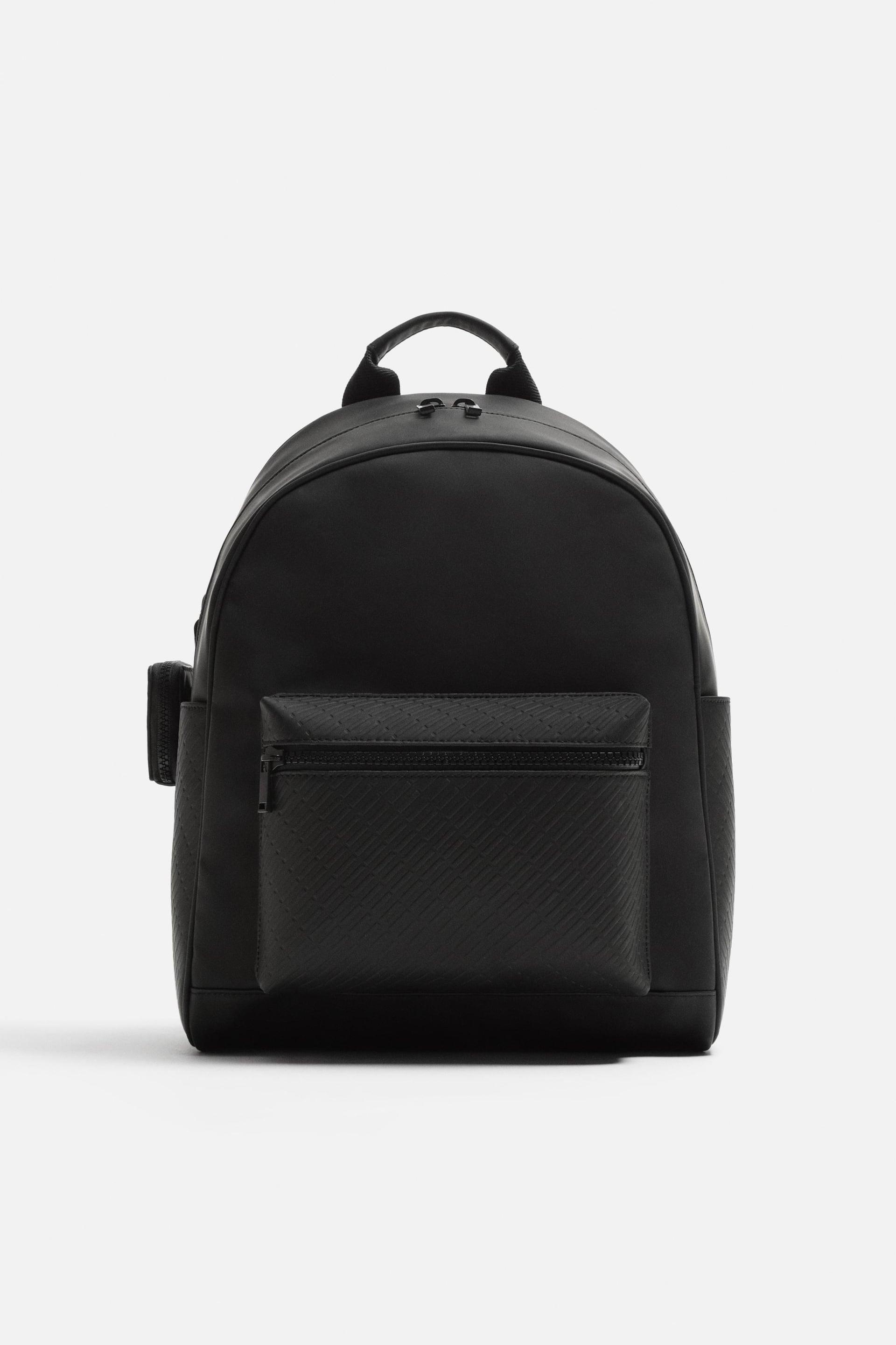 RUBBERIZED BACKPACK by ZARA