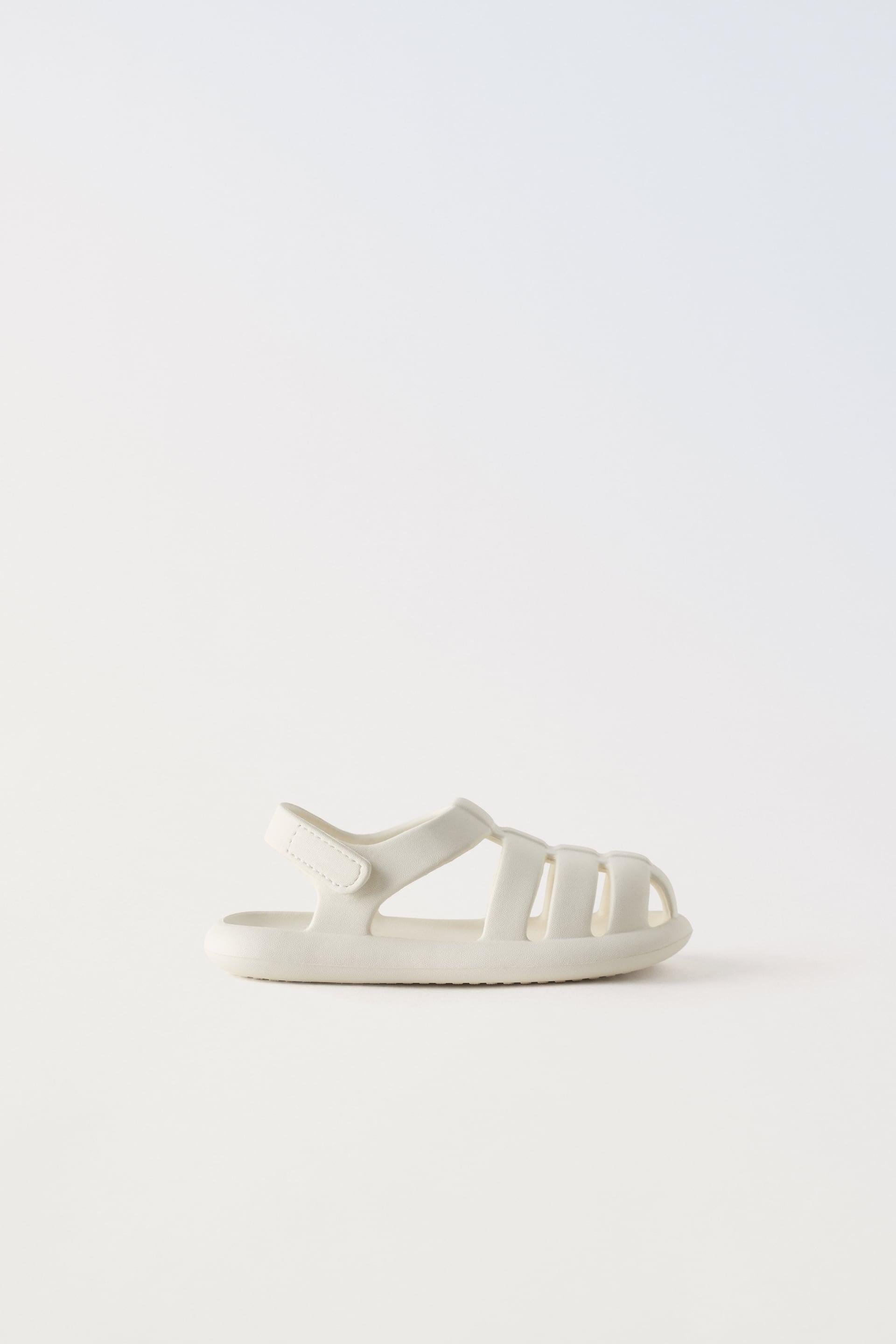 RUBBERIZED CAGE SANDALS by ZARA