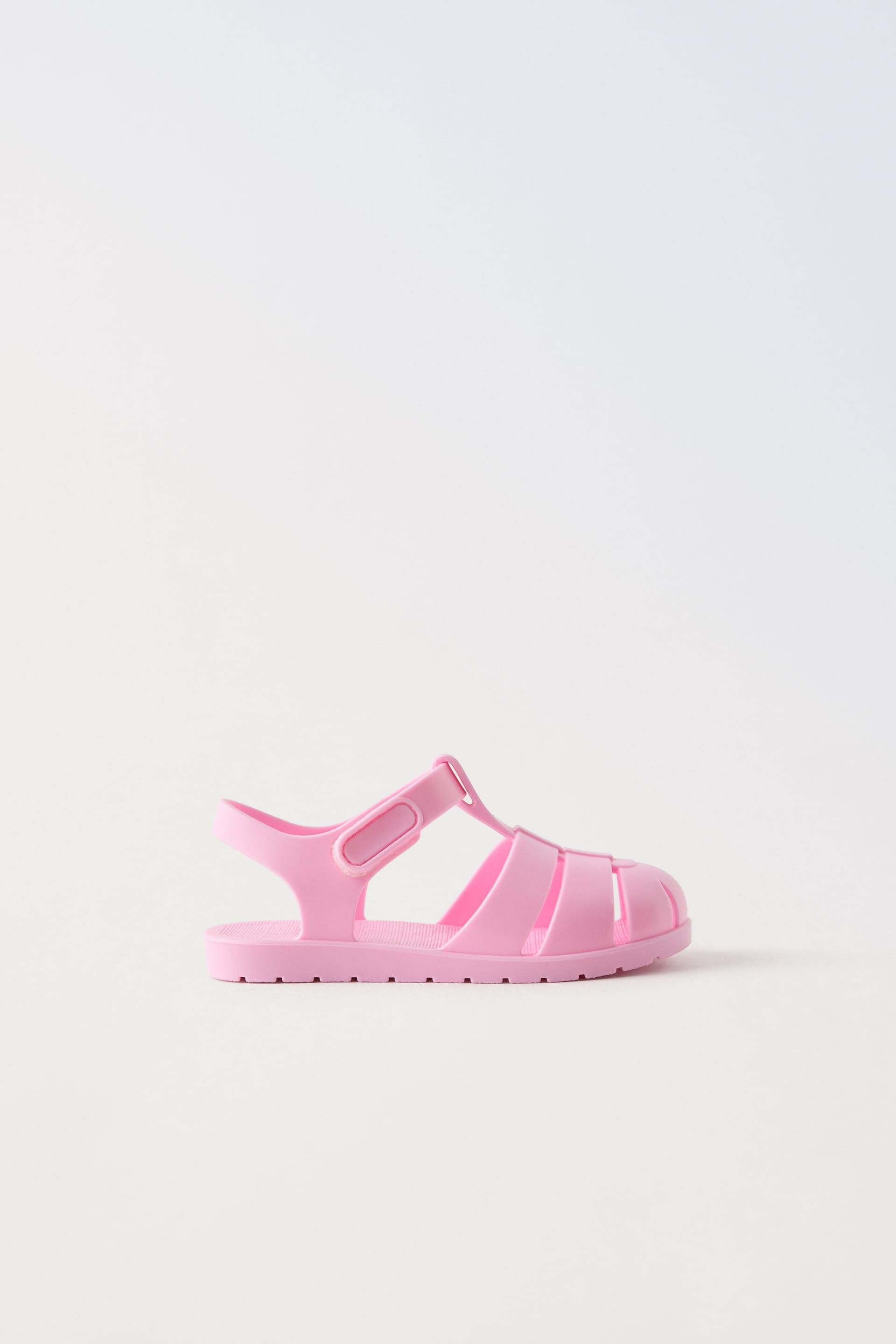 RUBBERIZED CAGE SANDALS by ZARA