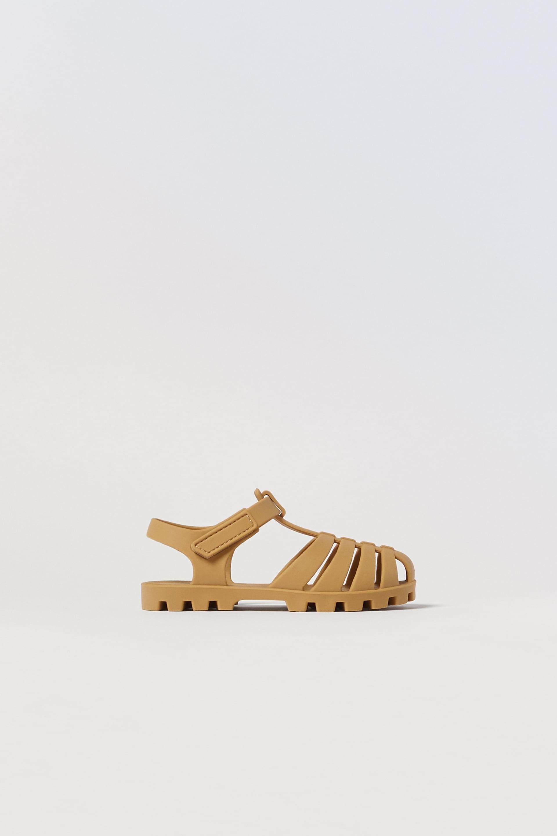 RUBBERIZED CAGE SANDALS by ZARA