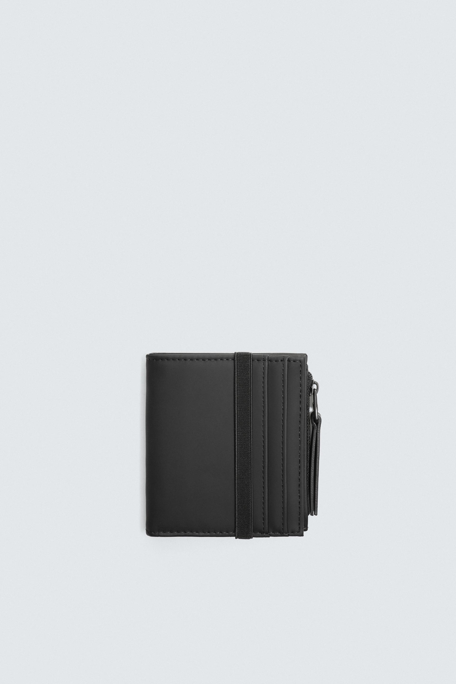 RUBBERIZED COIN WALLET by ZARA
