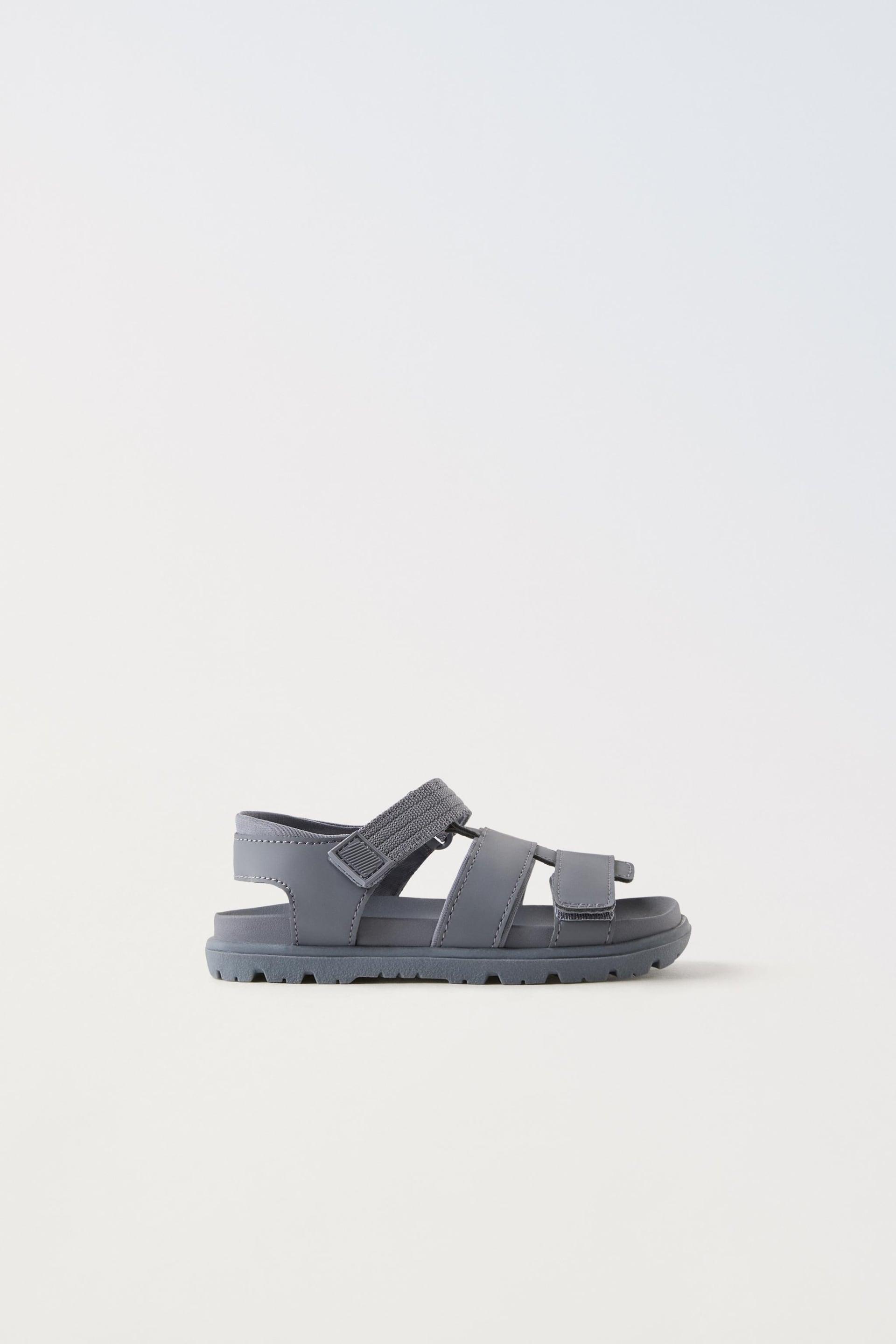 RUBBERIZED SANDALS by ZARA