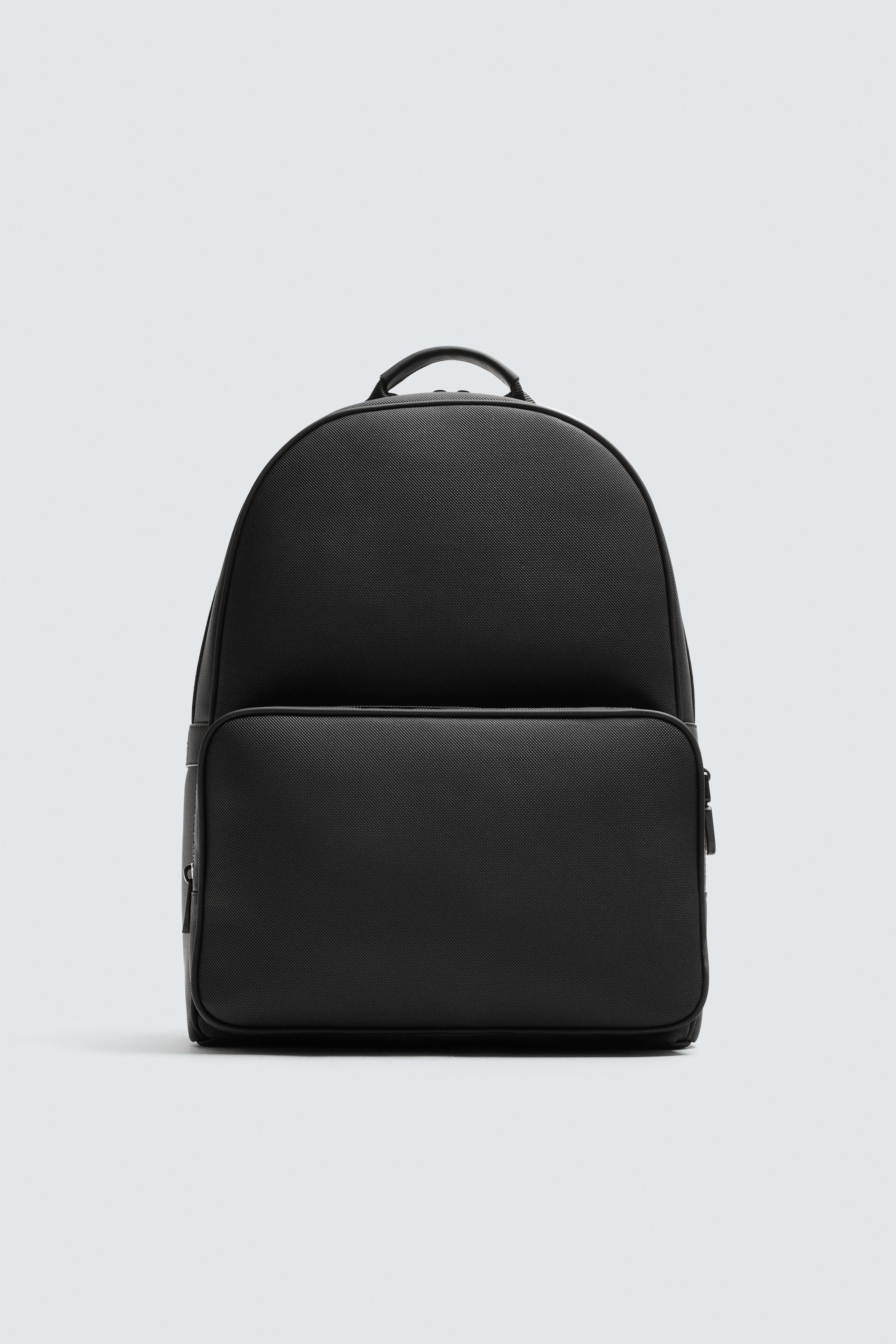 RUBBERIZED TEXTURE BACKPACK by ZARA