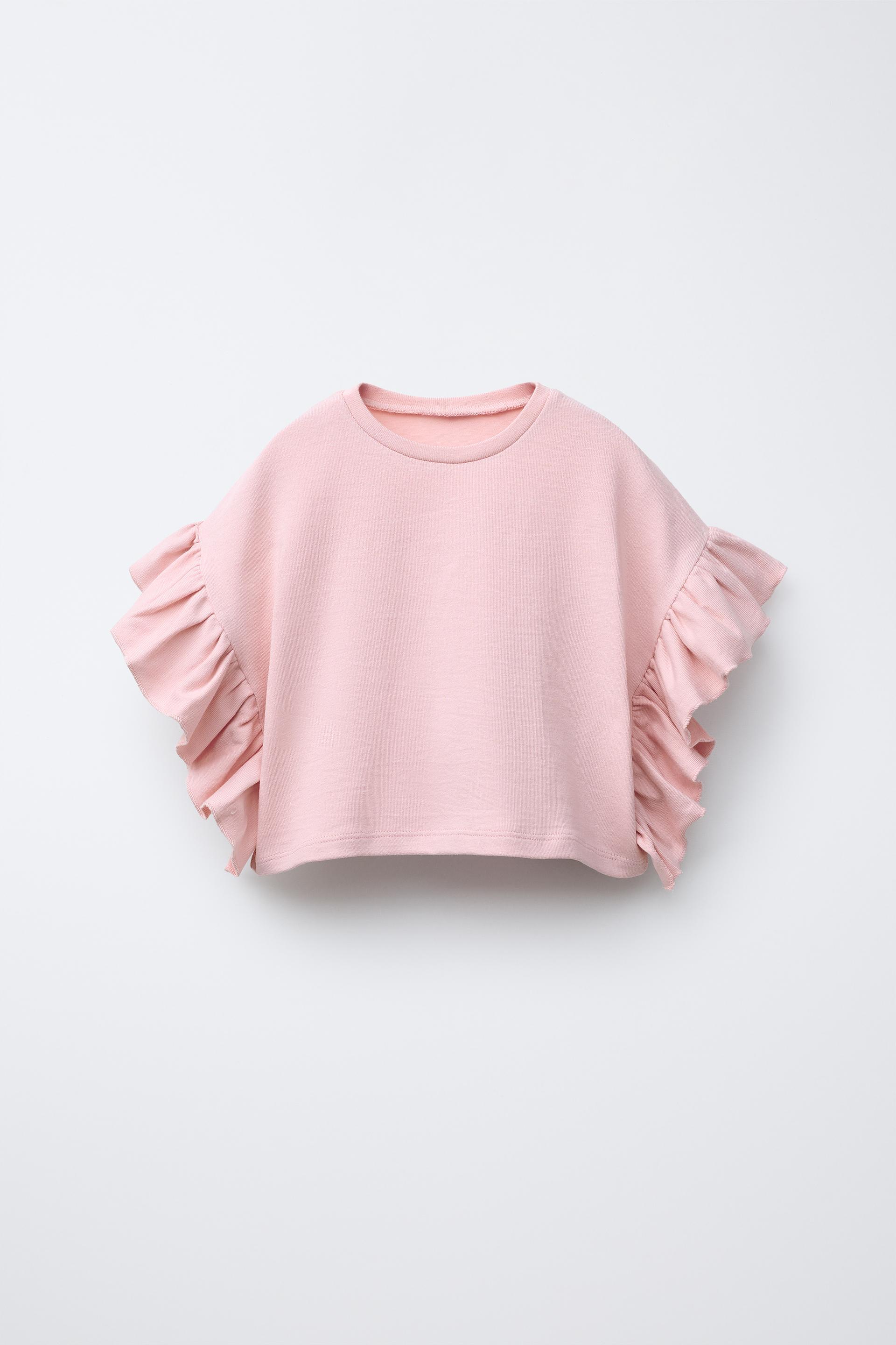 RUFFLE T-SHIRT by ZARA