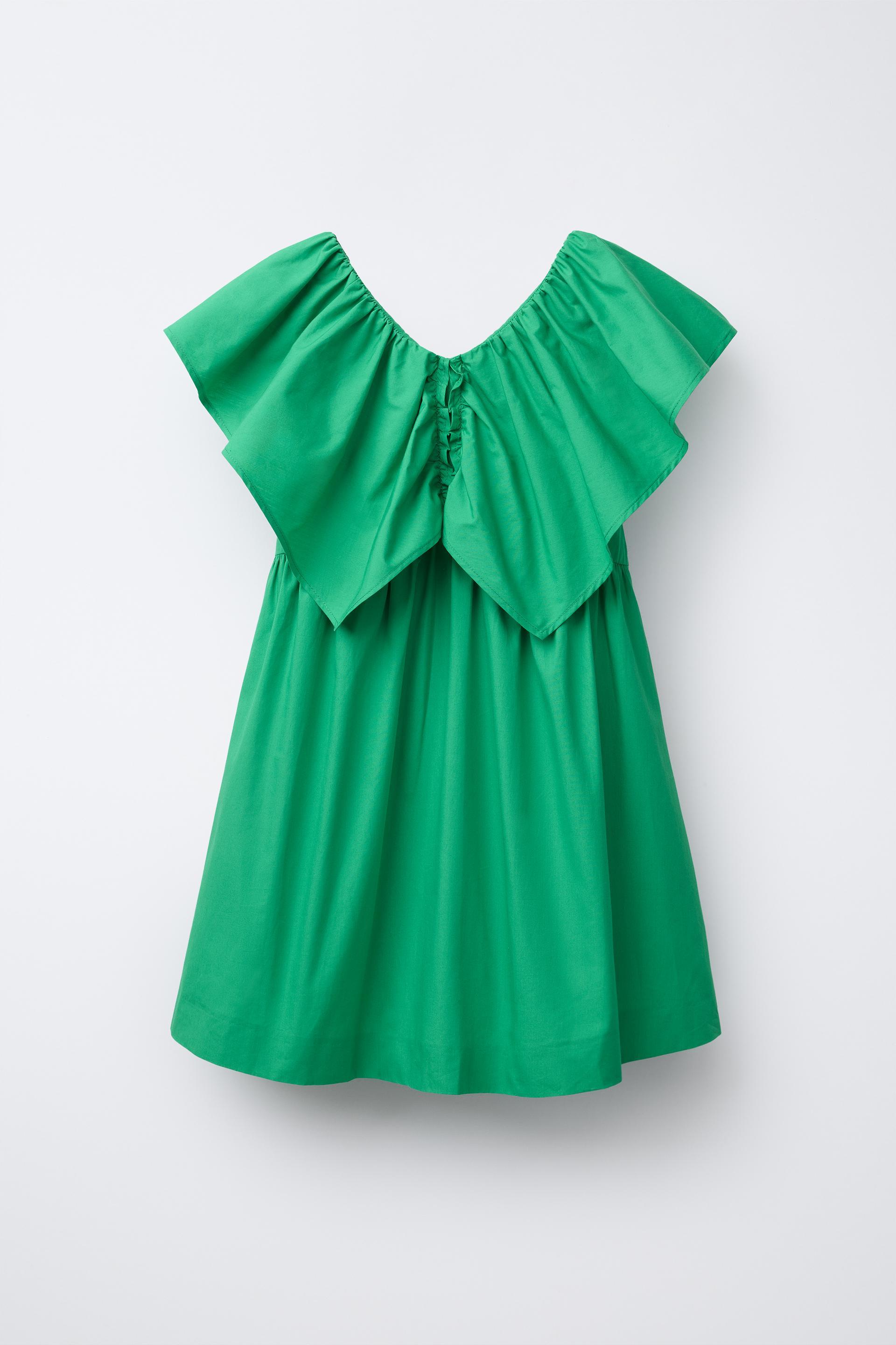 RUFFLED DRESS by ZARA
