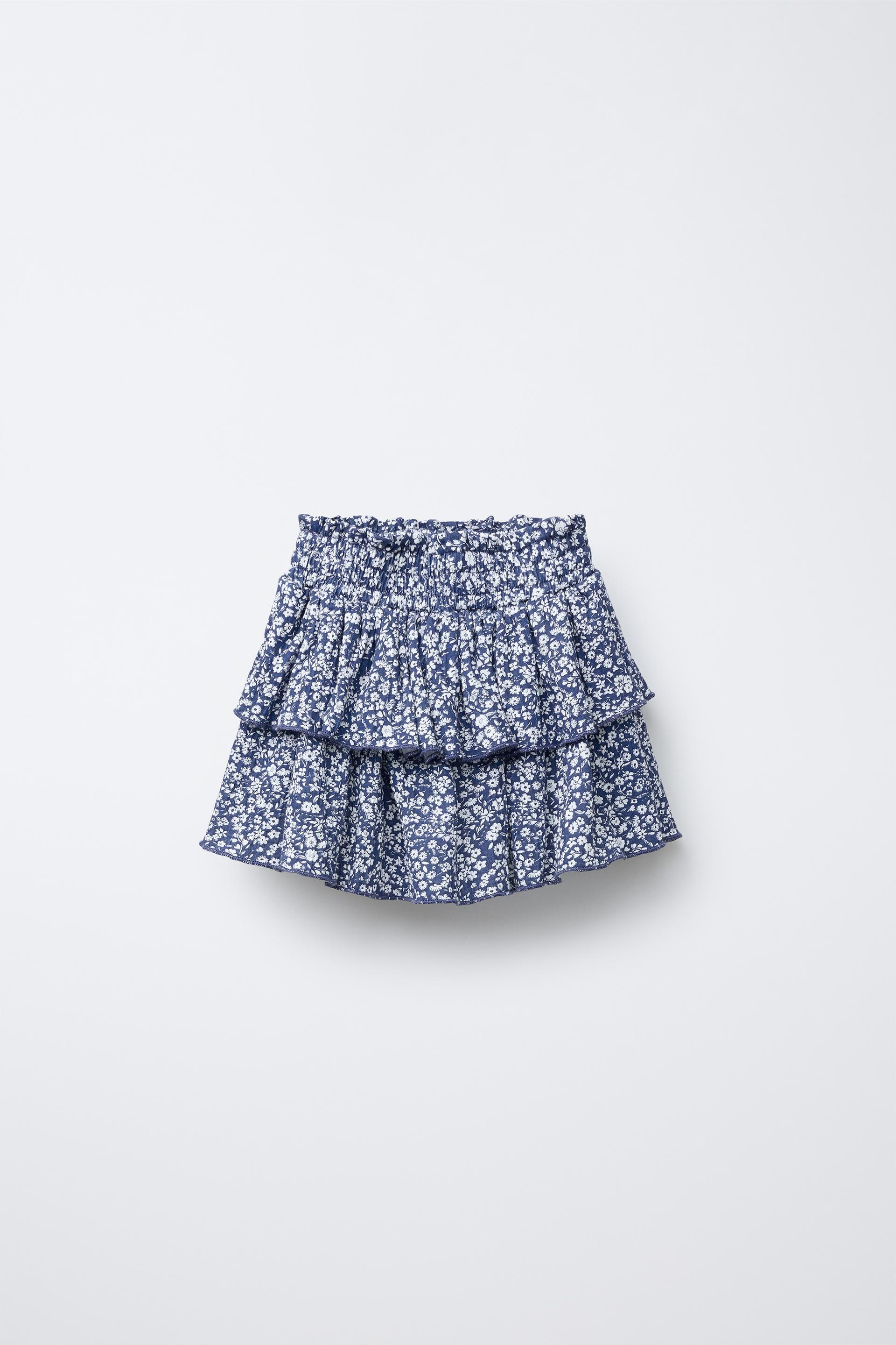 RUFFLED ELASTIC SKIRT by ZARA