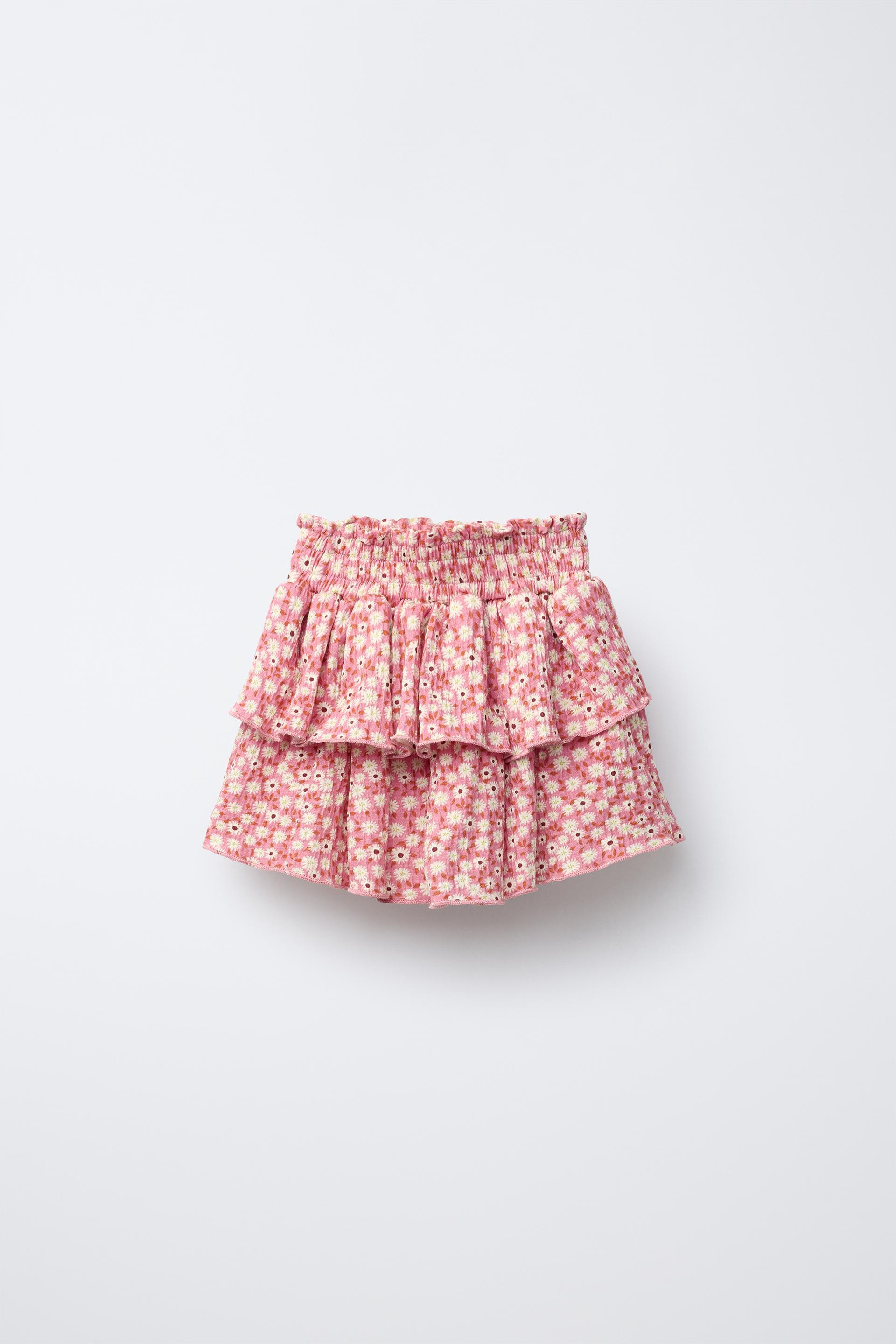 RUFFLED ELASTIC SKIRT by ZARA