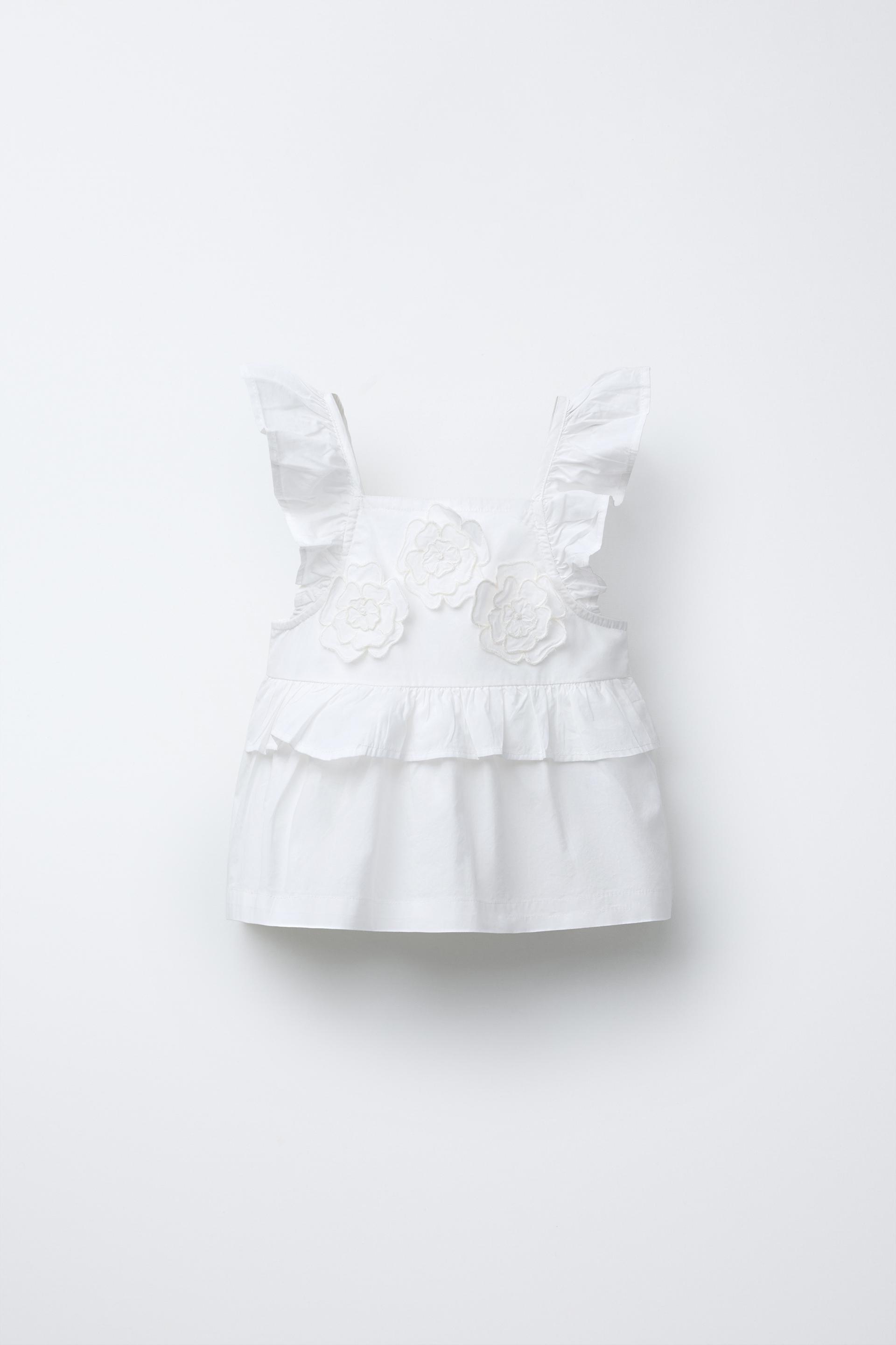 RUFFLED FLORAL TOP by ZARA