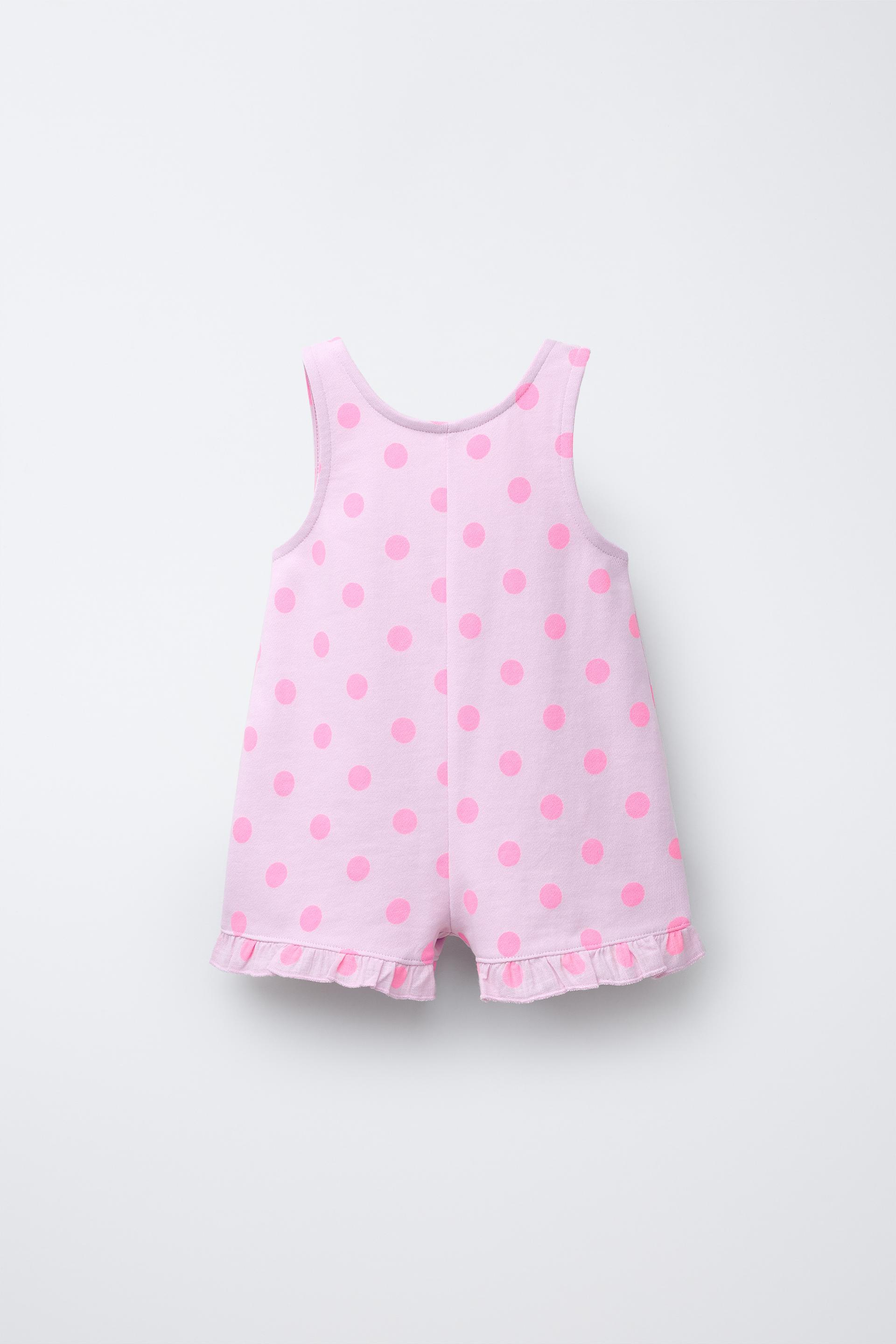 RUFFLED PRINT JUMPSUIT by ZARA