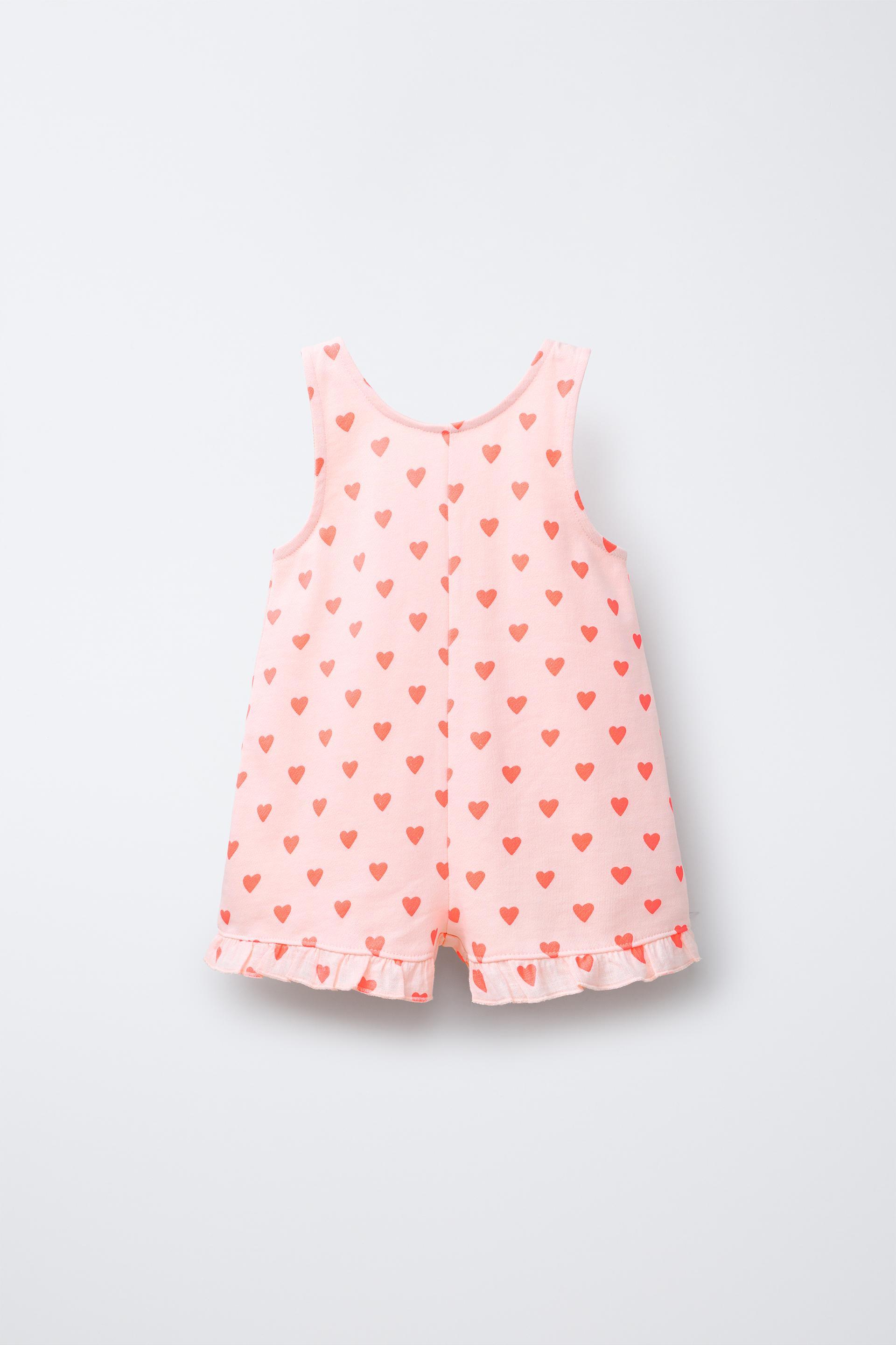 RUFFLED PRINT JUMPSUIT by ZARA