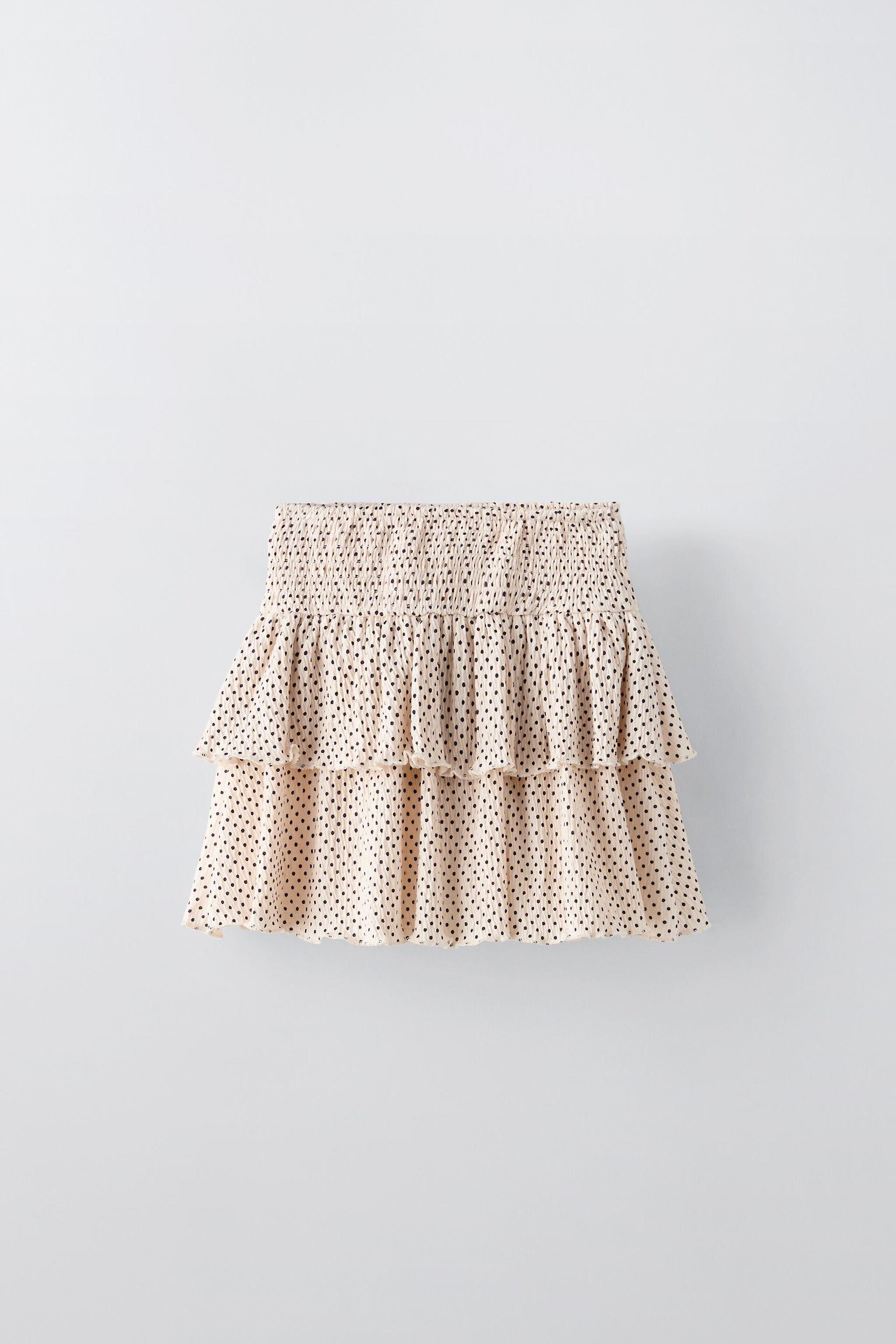 RUFFLED SKIRT by ZARA