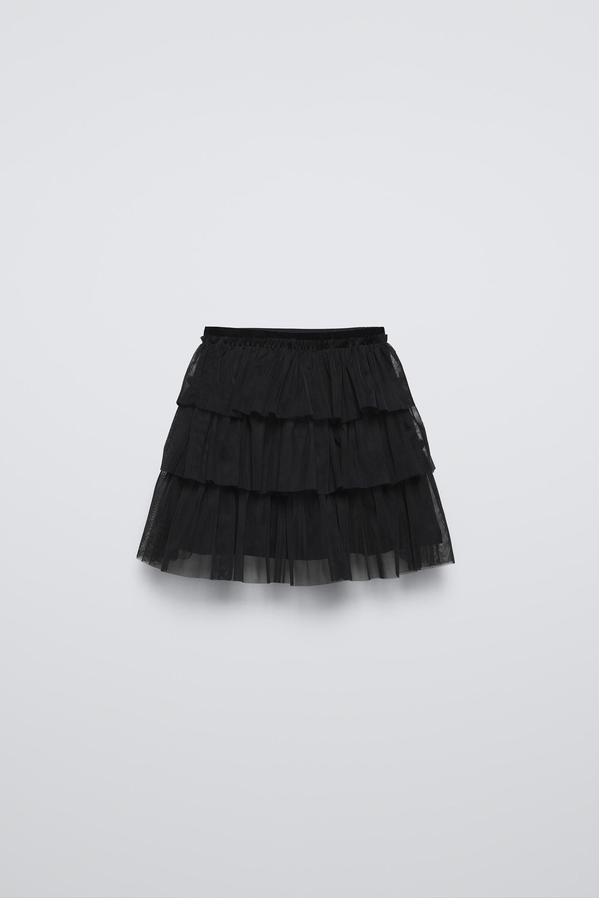 RUFFLED TULLE SKIRT by ZARA