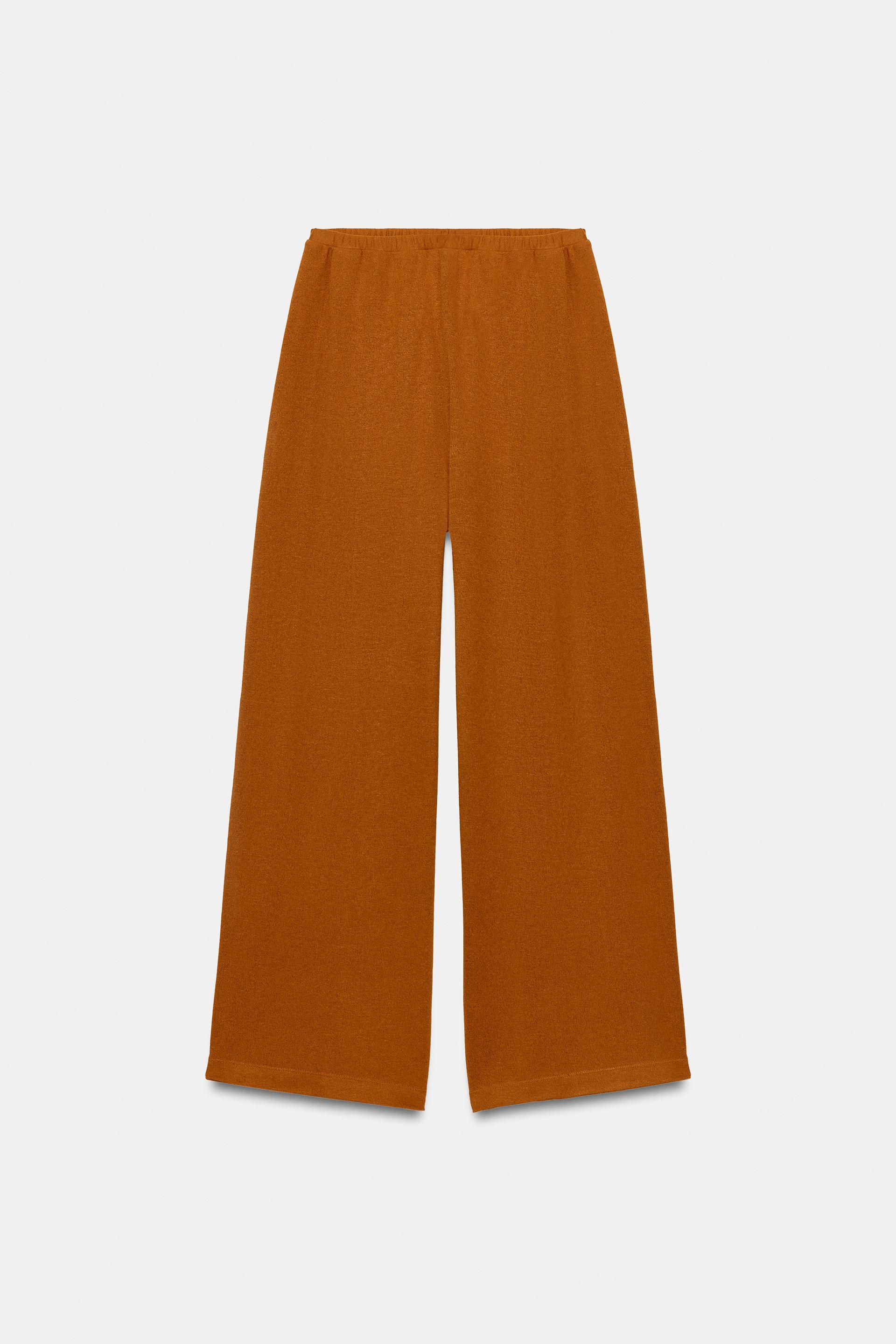 RUSTIC STRAIGHT LEG PANTS by ZARA