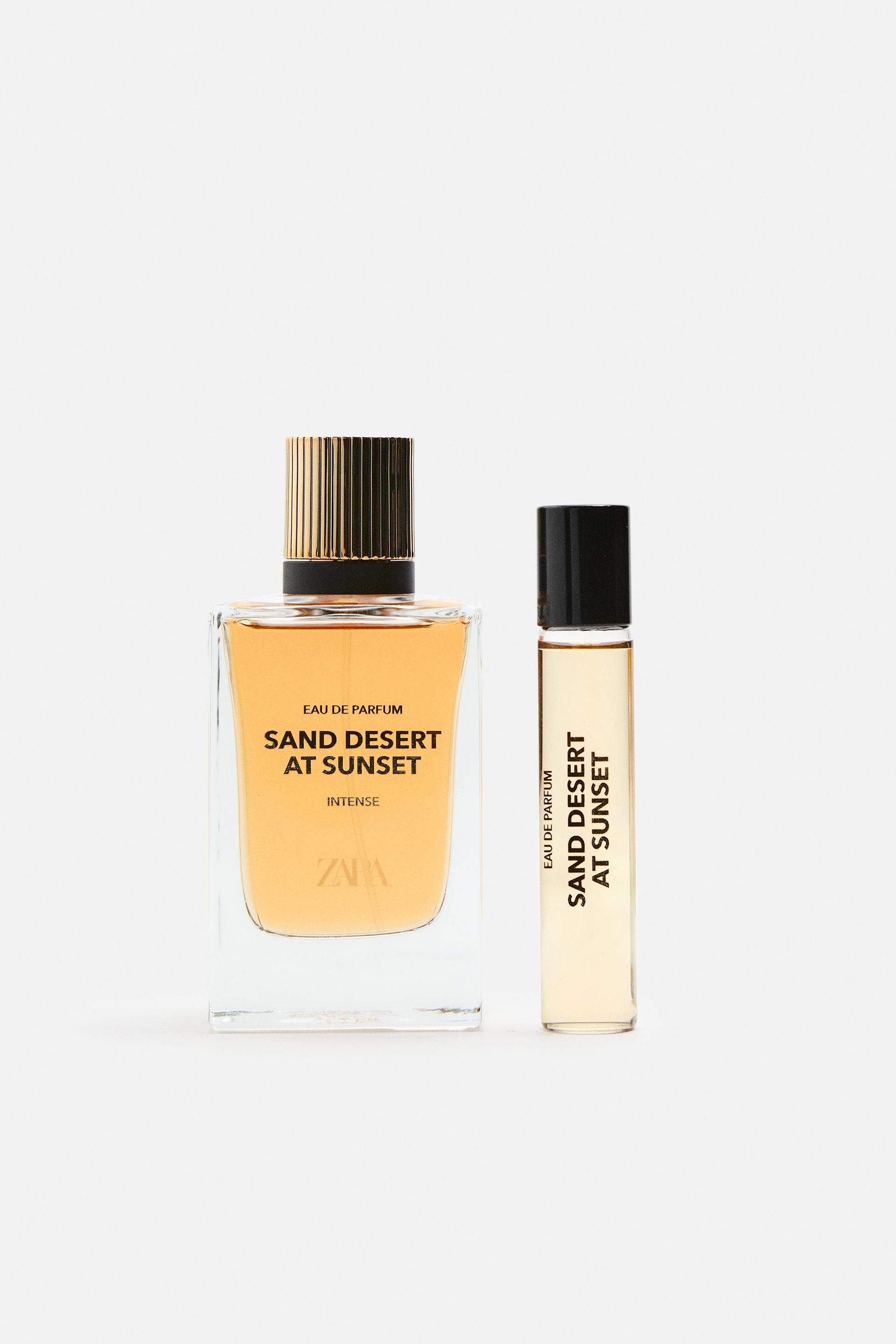 SAND DESERT AT SUNSET INTENSE EDP 100 ML (3.38 FL. OZ). + SAND DESERT AT SUNSET EDP 20 ML (0.67 FL. OZ). by ZARA SAND DESERT AT SUNSET INTENSE EDP 100 ML (3.38 FL. OZ). + SAND DESERT AT SUNSET EDP 20 ML (0.67 FL. OZ). by ZARA
