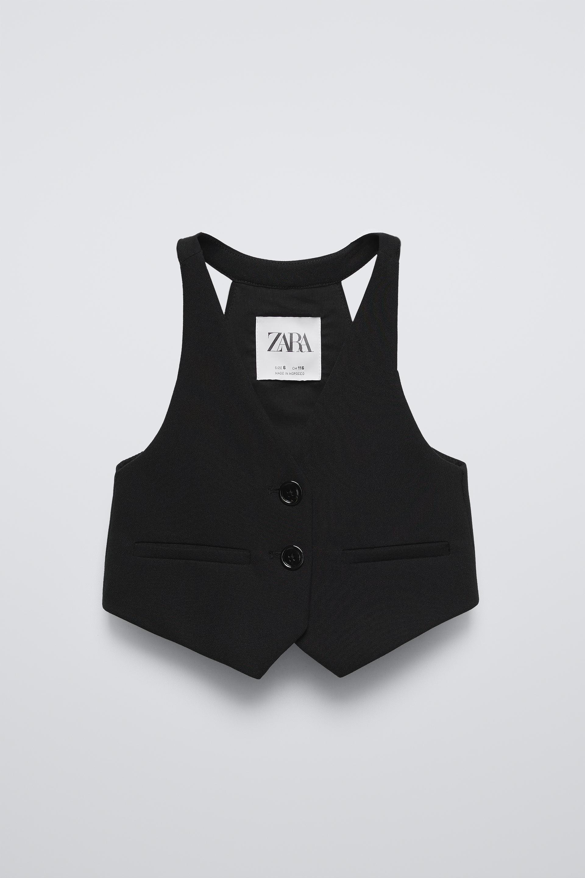 SATIN EFFECT BOW VEST by ZARA