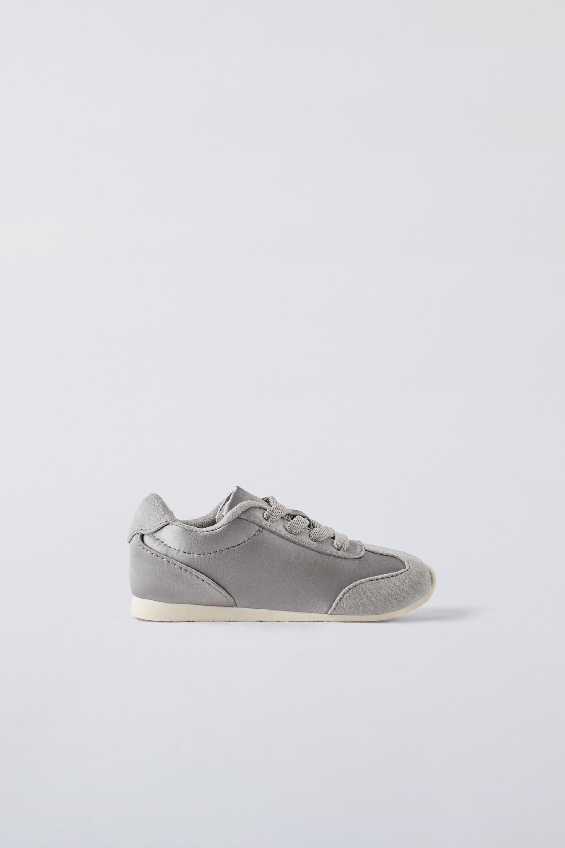 SATIN EFFECT SNEAKERS by ZARA