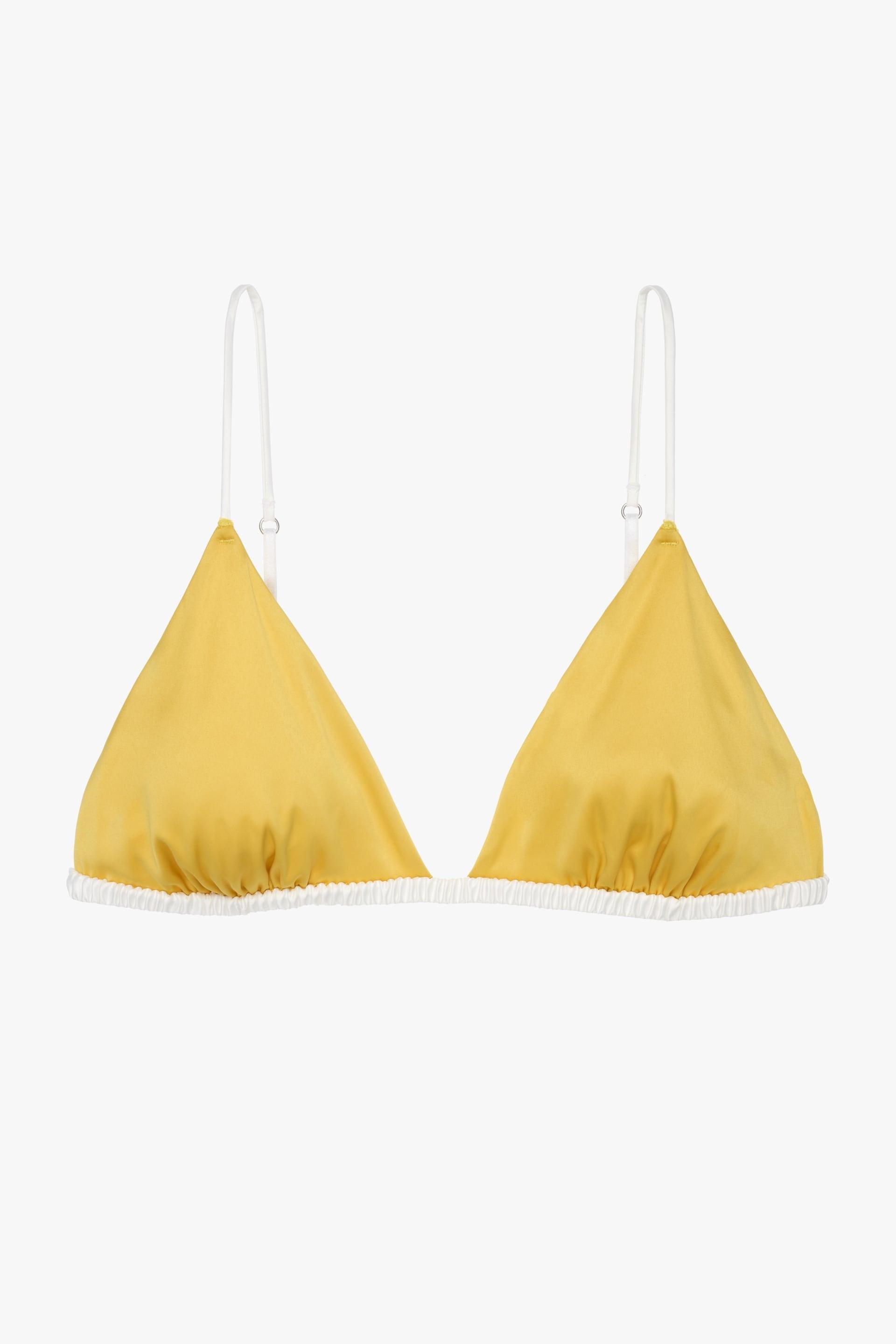 SATIN EFFECT TRIANGLE BRALETTE LIMITED EDITION by ZARA