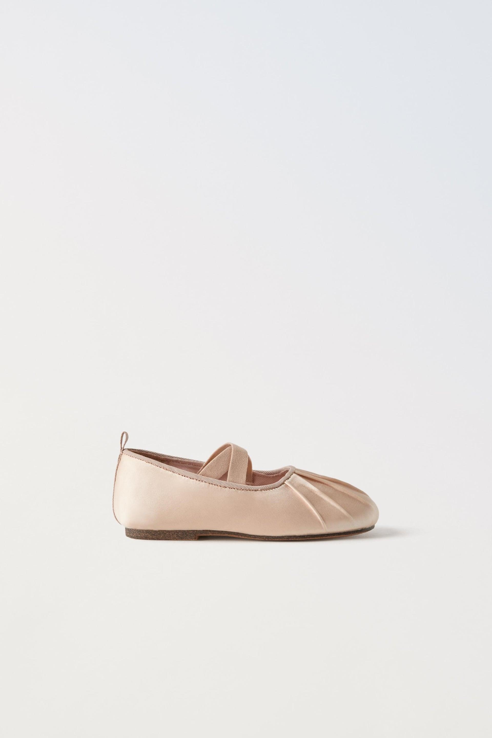 SATIN MARY JANES by ZARA