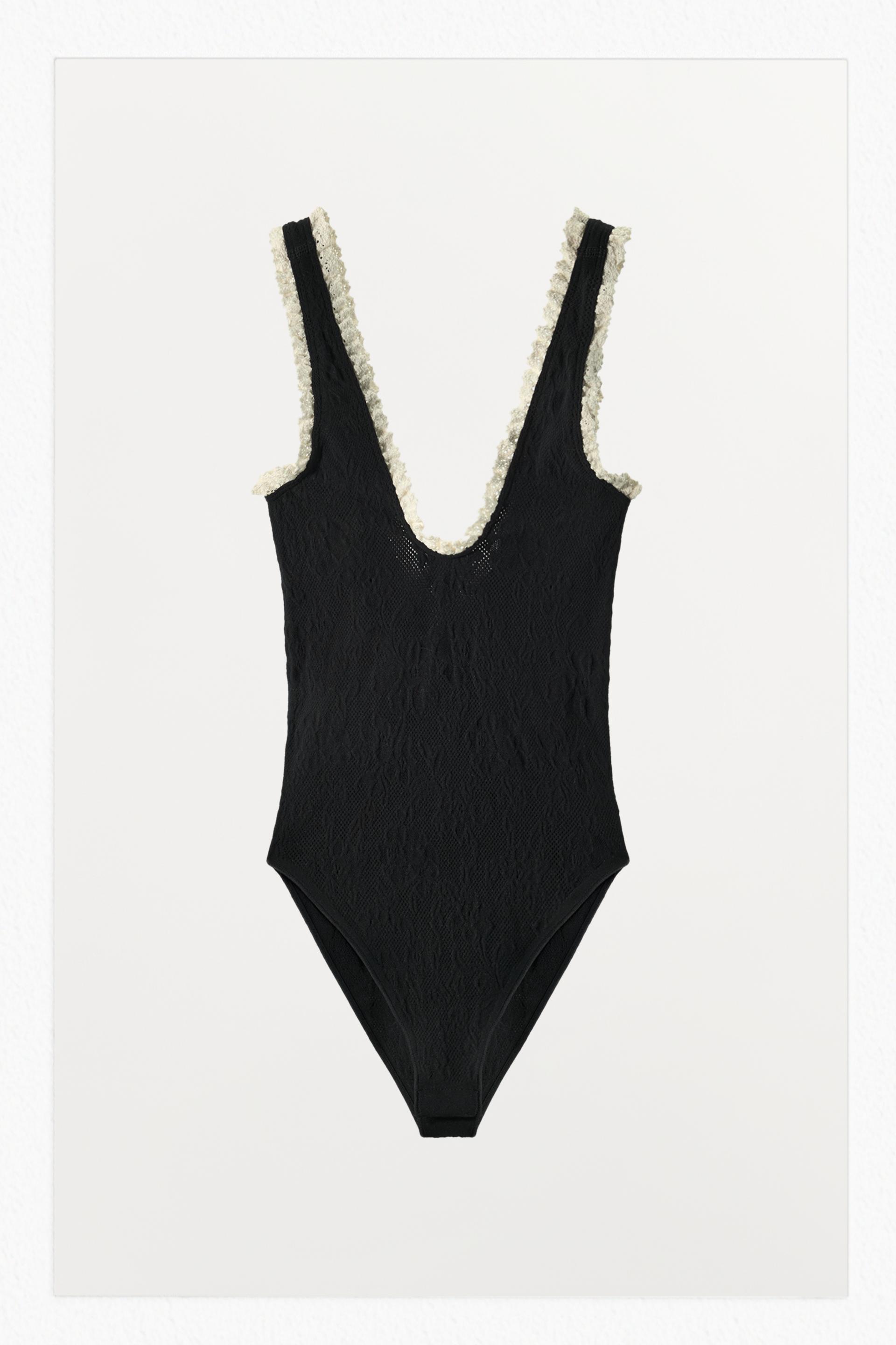 SEAMLESS LACE BODYSUIT by ZARA