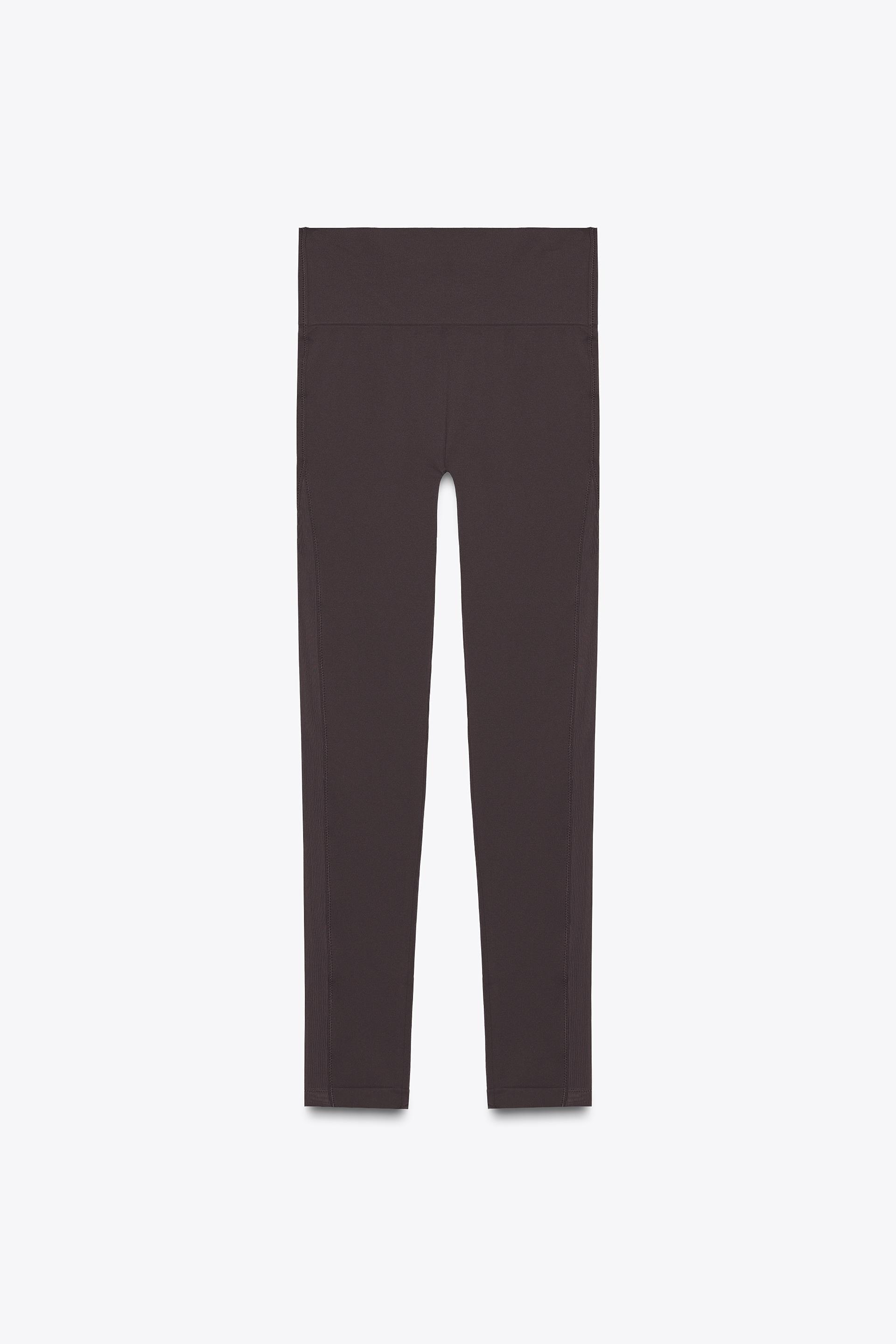 SEAMLESS TULLE COMBO LEGGINGS by ZARA