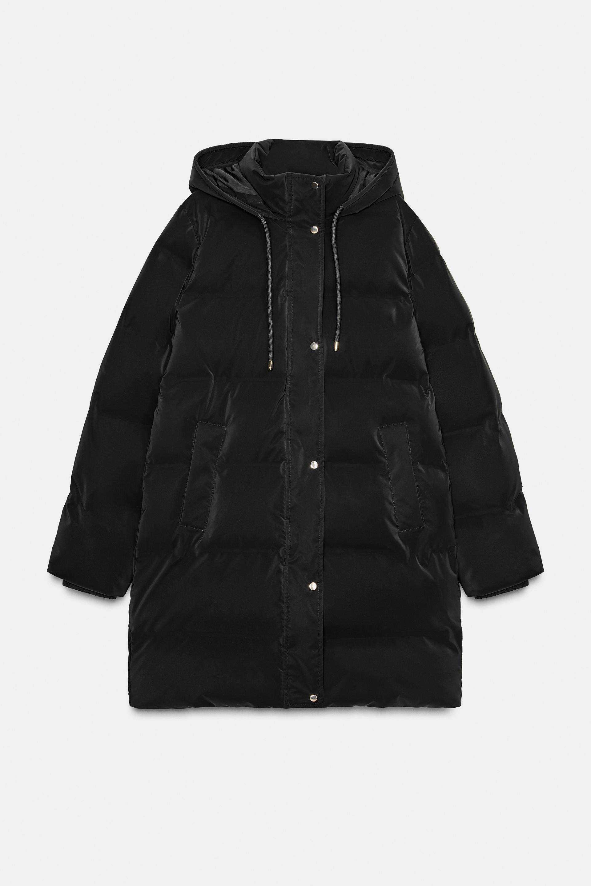 SEMI-LONG RUBBERIZED WINDPROOF ANORAK by ZARA SEMI-LONG RUBBERIZED WINDPROOF ANORAK by ZARA