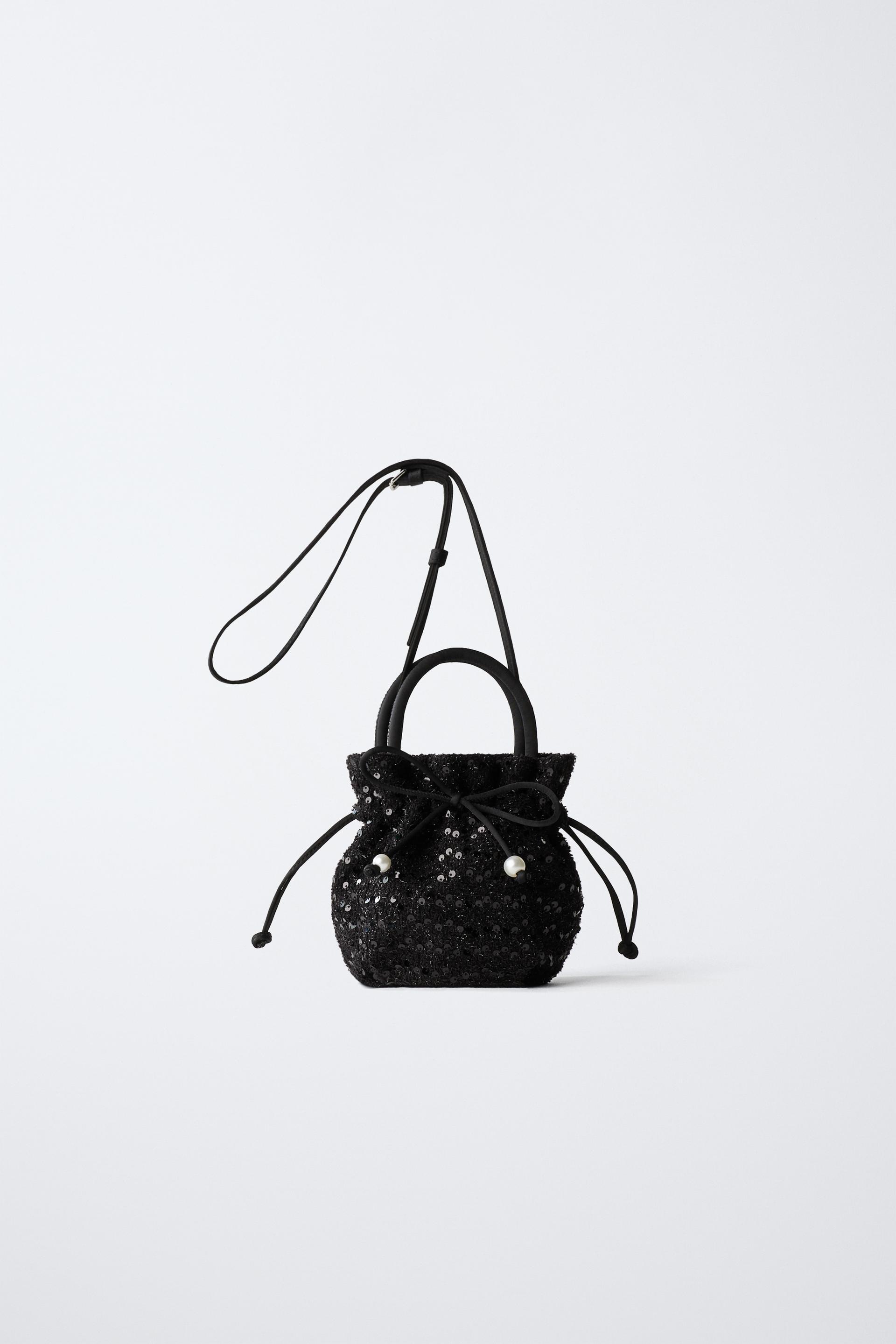 SEQUIN BOW CROSSBODY BAG by ZARA