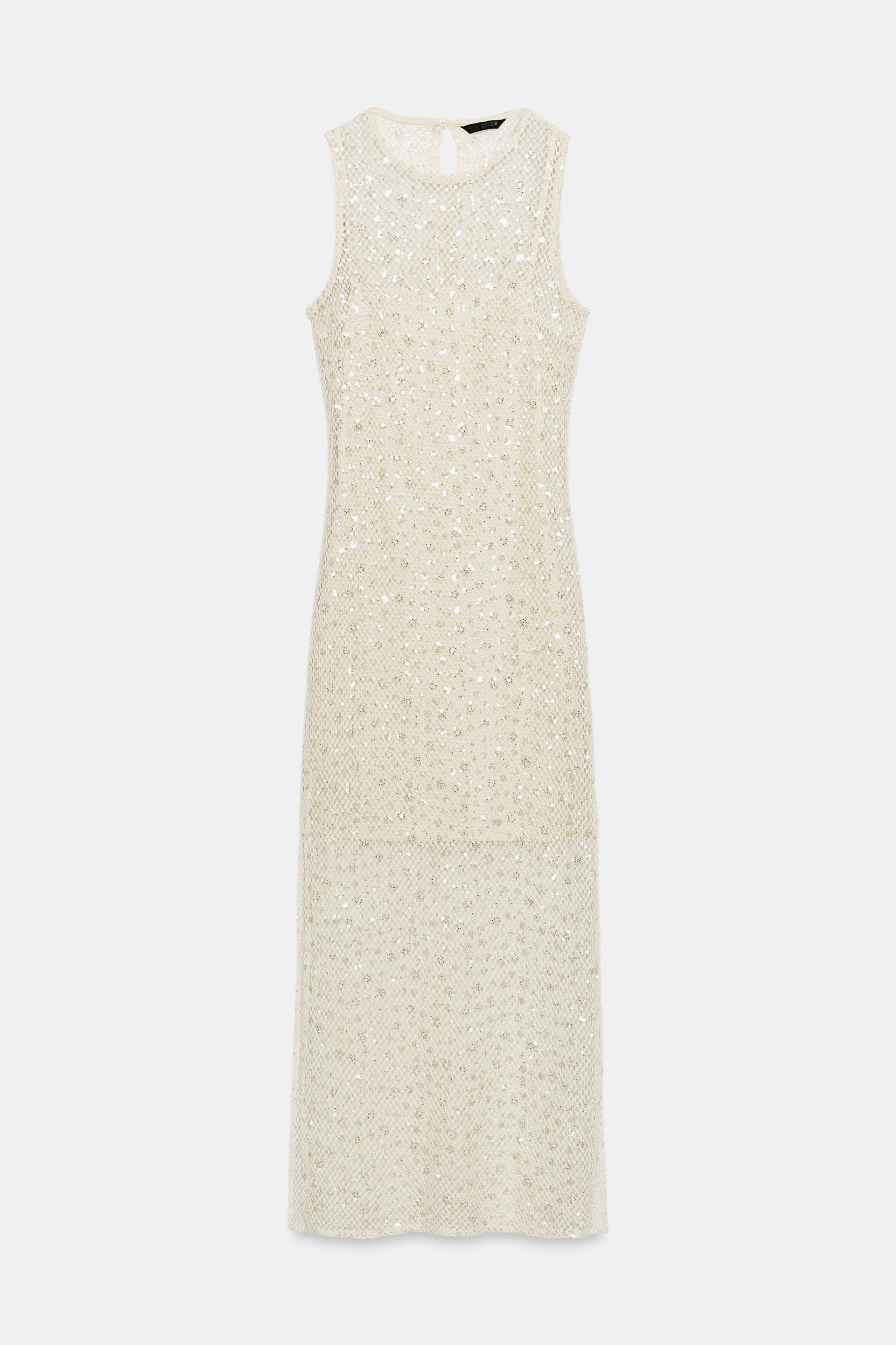 SEQUIN MIDI DRESS by ZARA