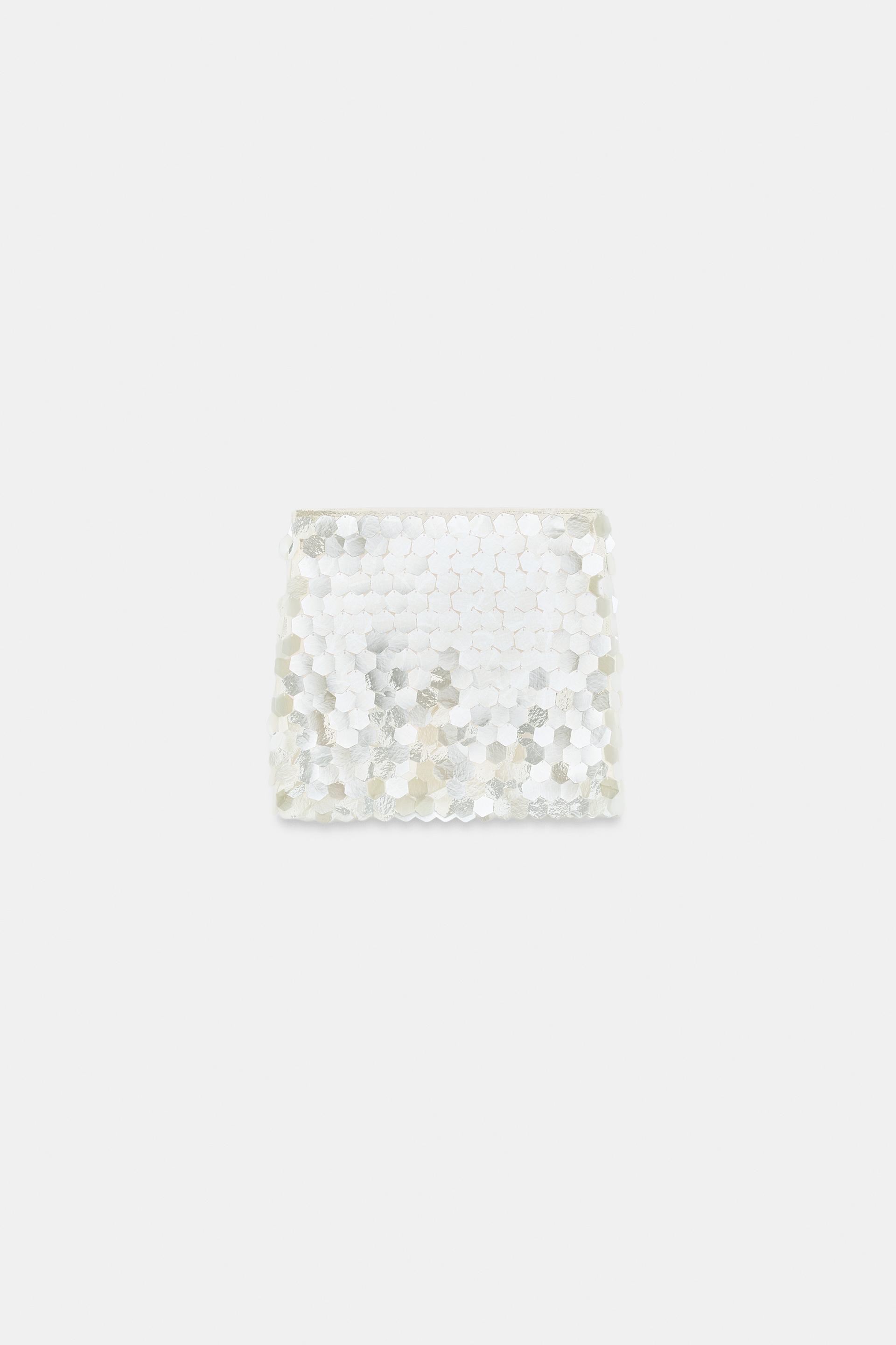 SEQUIN MINI SKIRT by ZARA