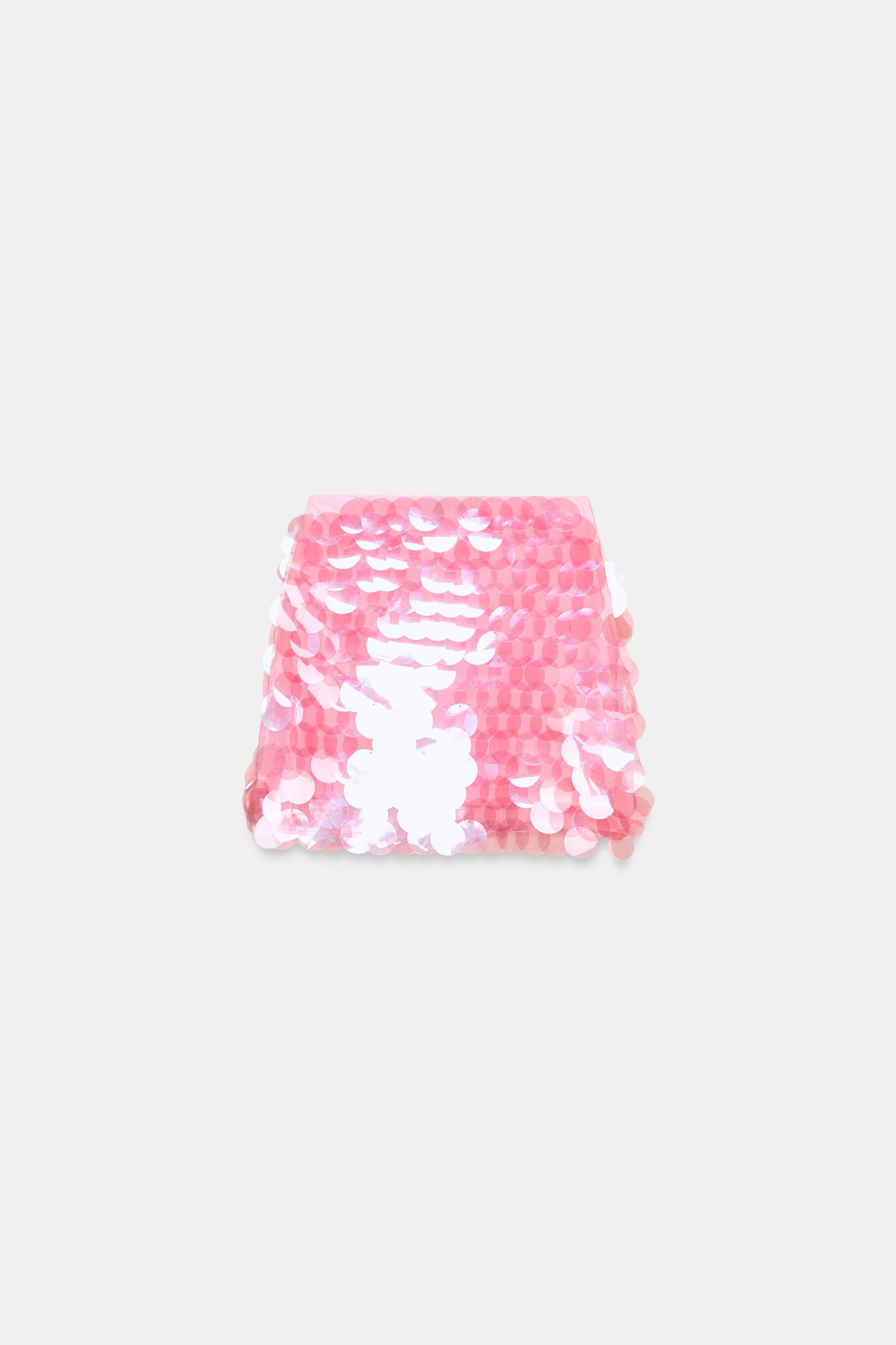 SEQUIN MINI SKIRT by ZARA
