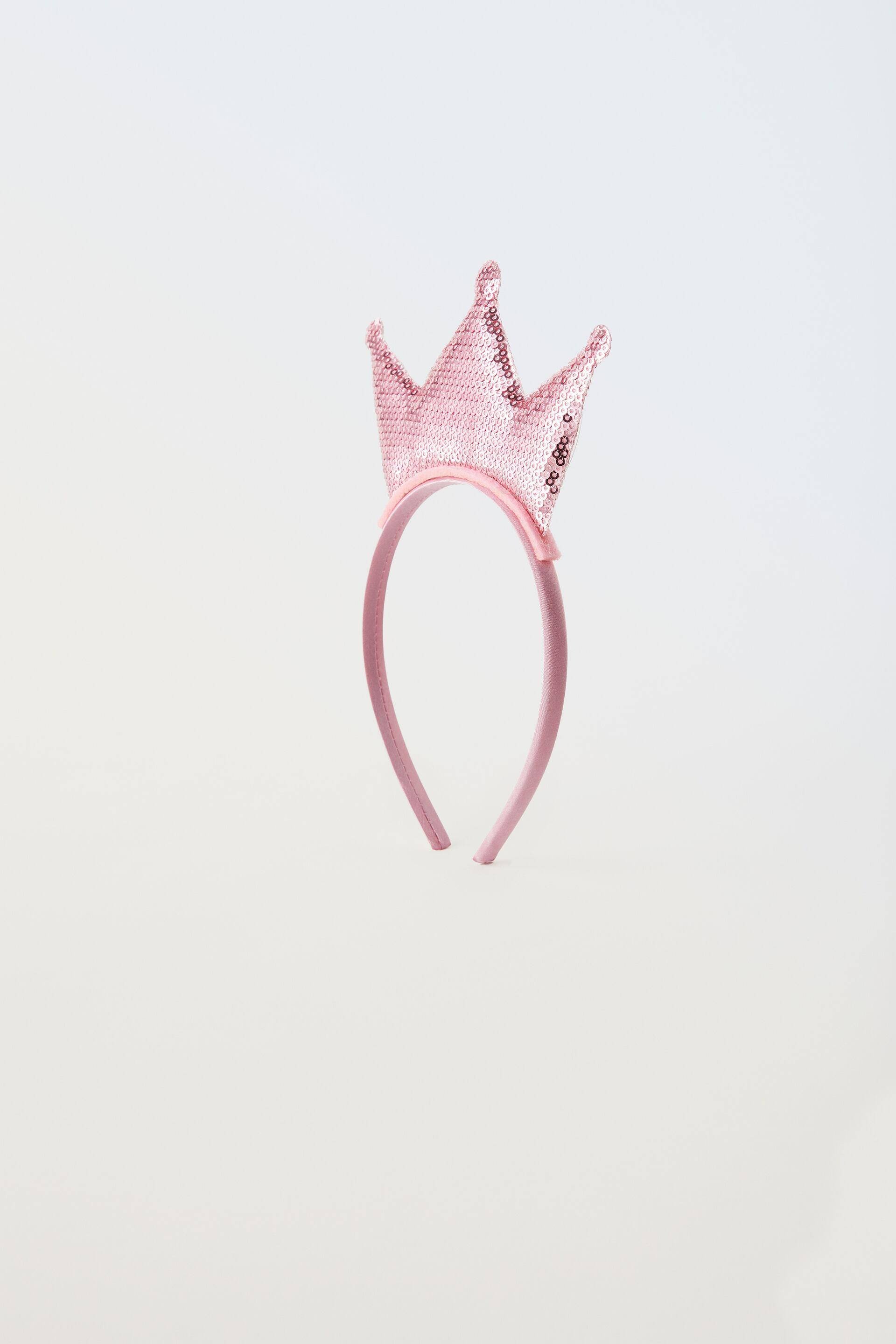 SEQUIN PRINCESS CROWN HEADBAND by ZARA