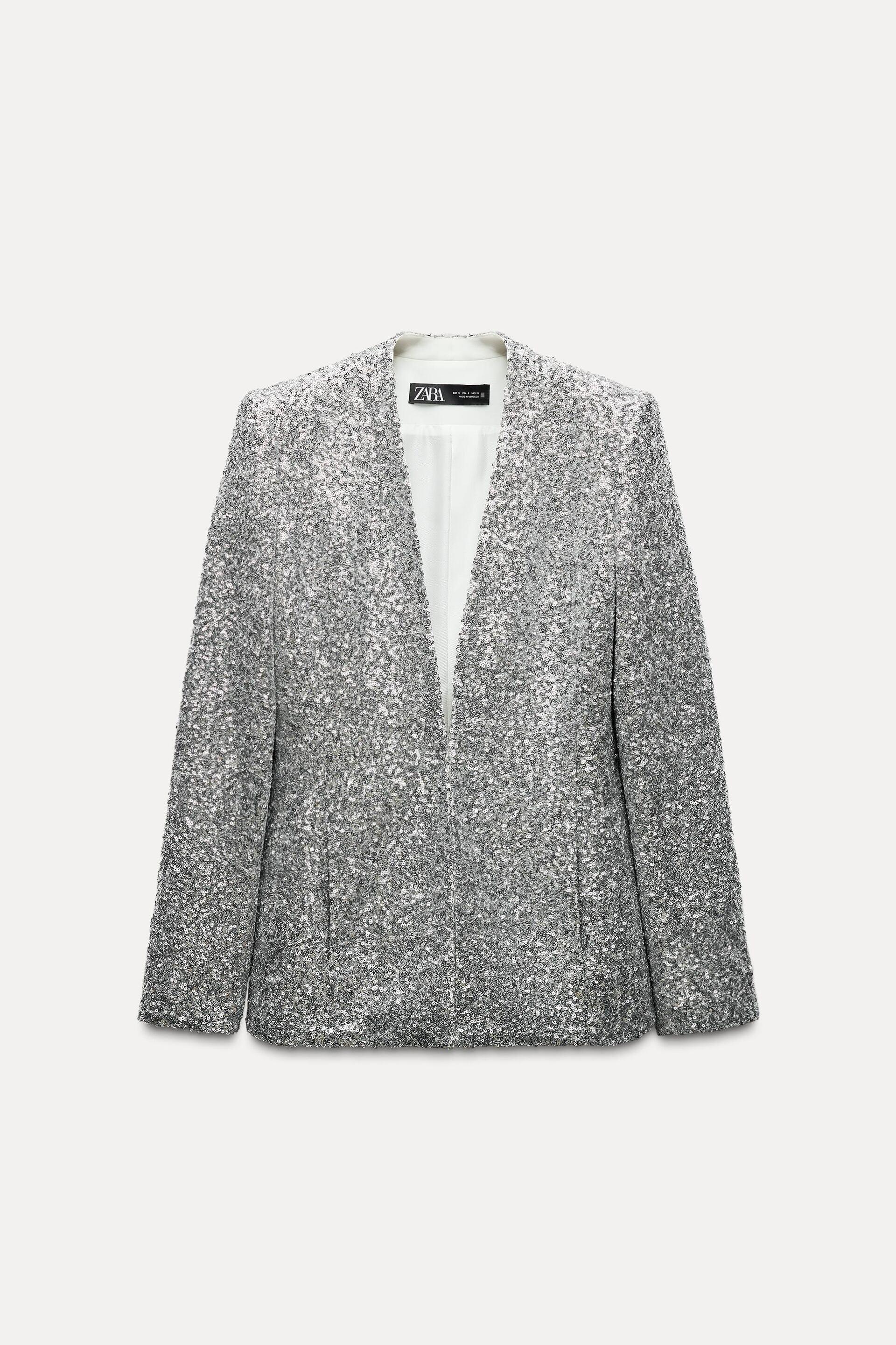 SEQUINED BLAZER by ZARA