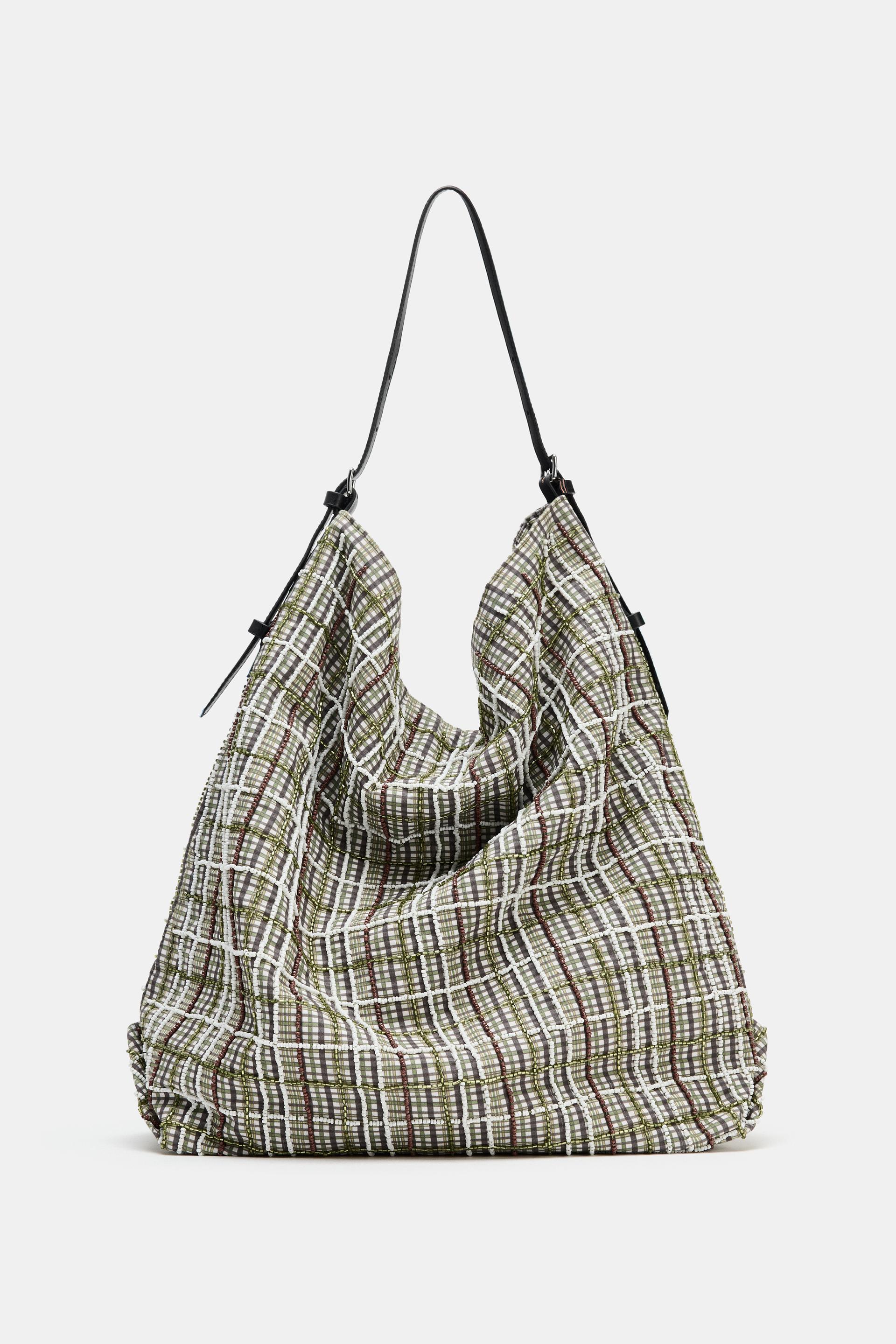 SHIMMER APPLIQUÉ SHOPPER BAG by ZARA