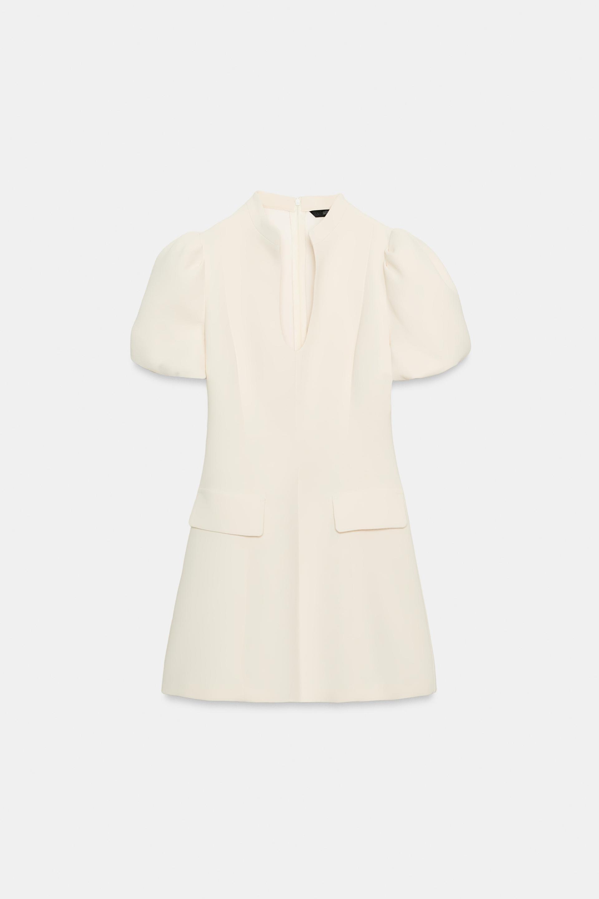 SHORT BALLOON SLEEVE DRESS by ZARA