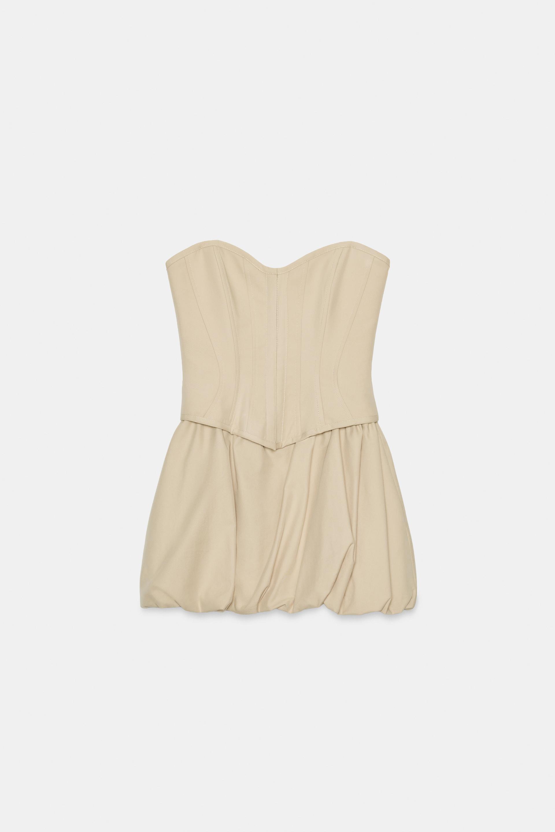 SHORT CORSET DRESS by ZARA