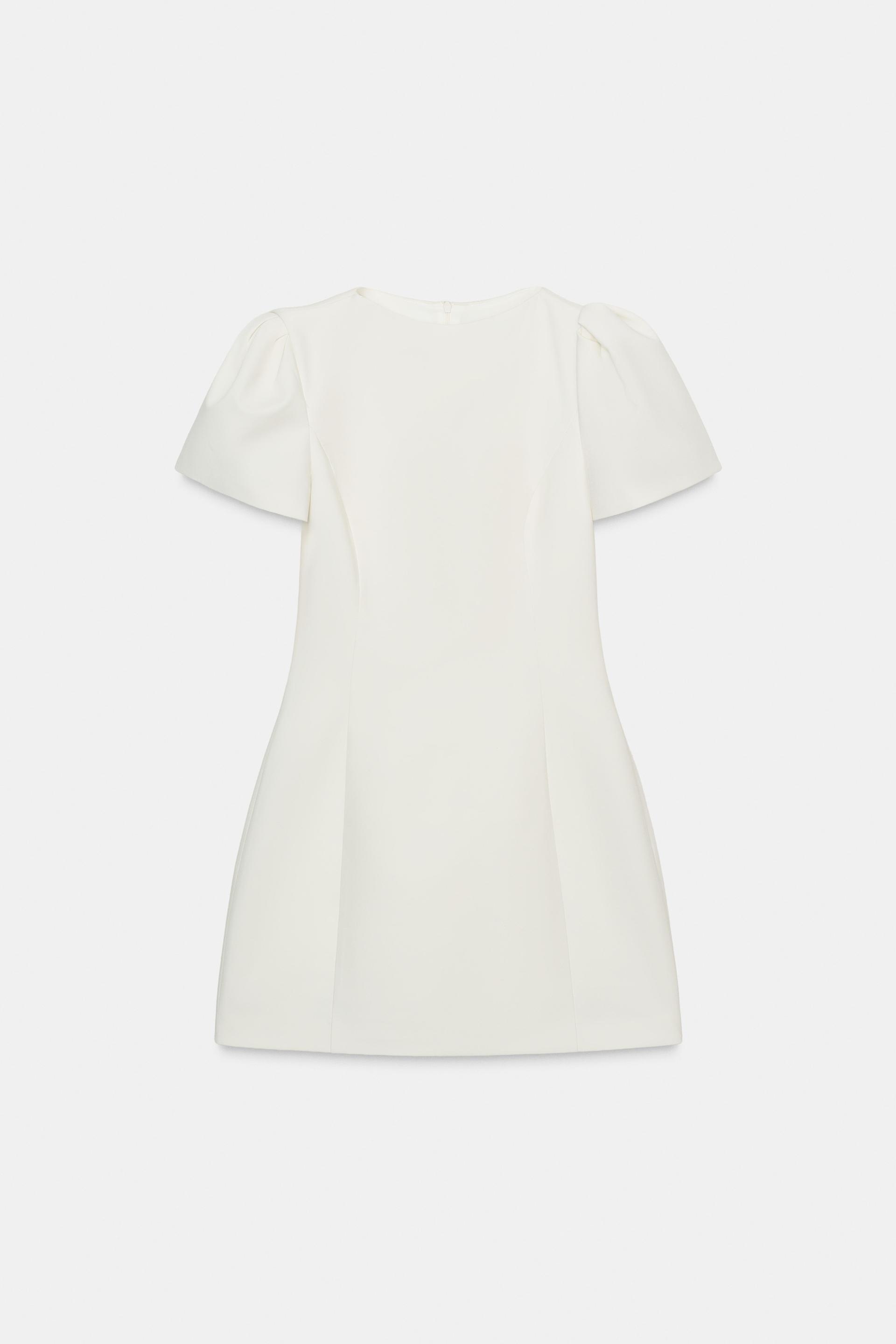 SHORT PLEATED POCKET DRESS by ZARA
