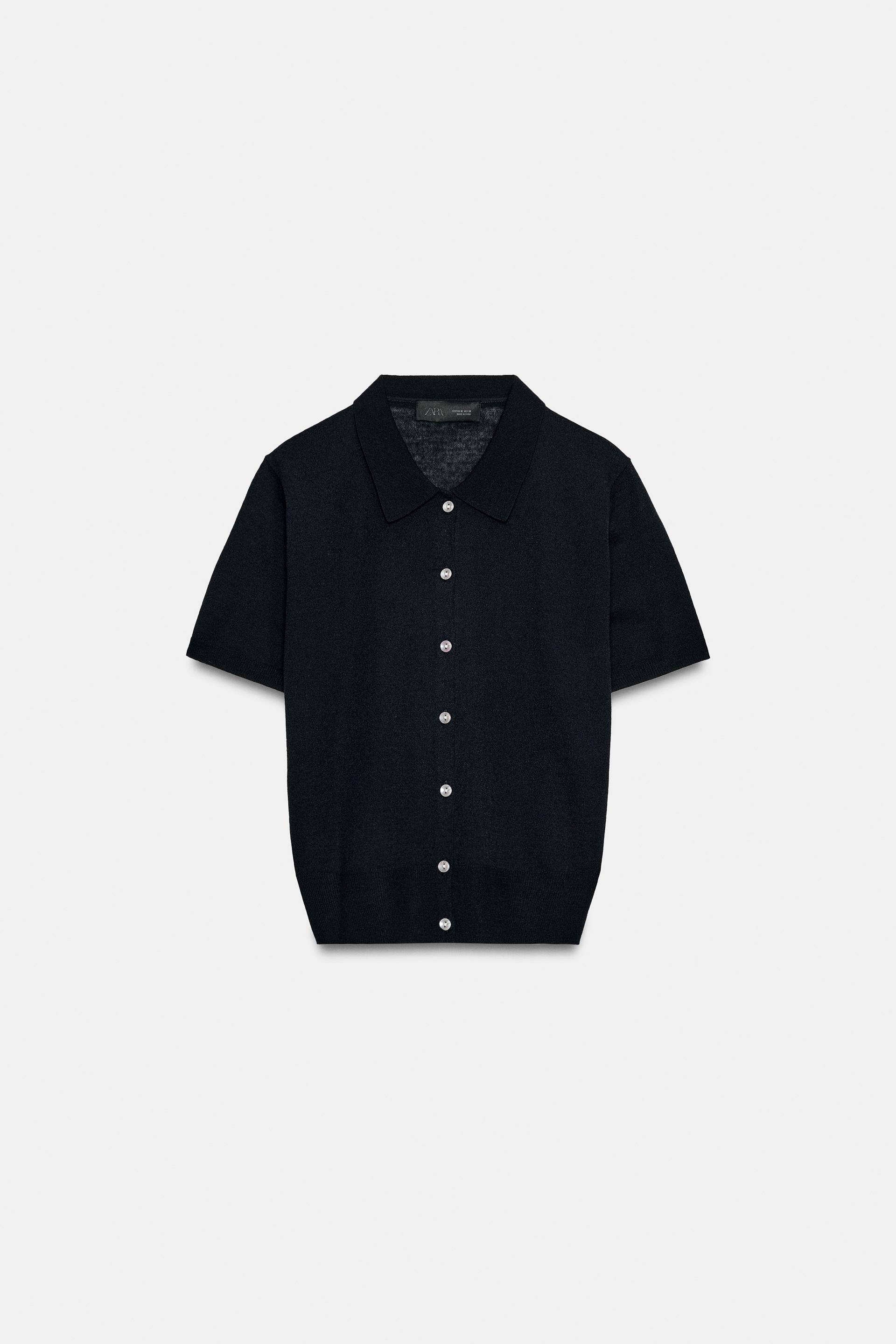 SHORT SLEEVE CARDIGAN by ZARA
