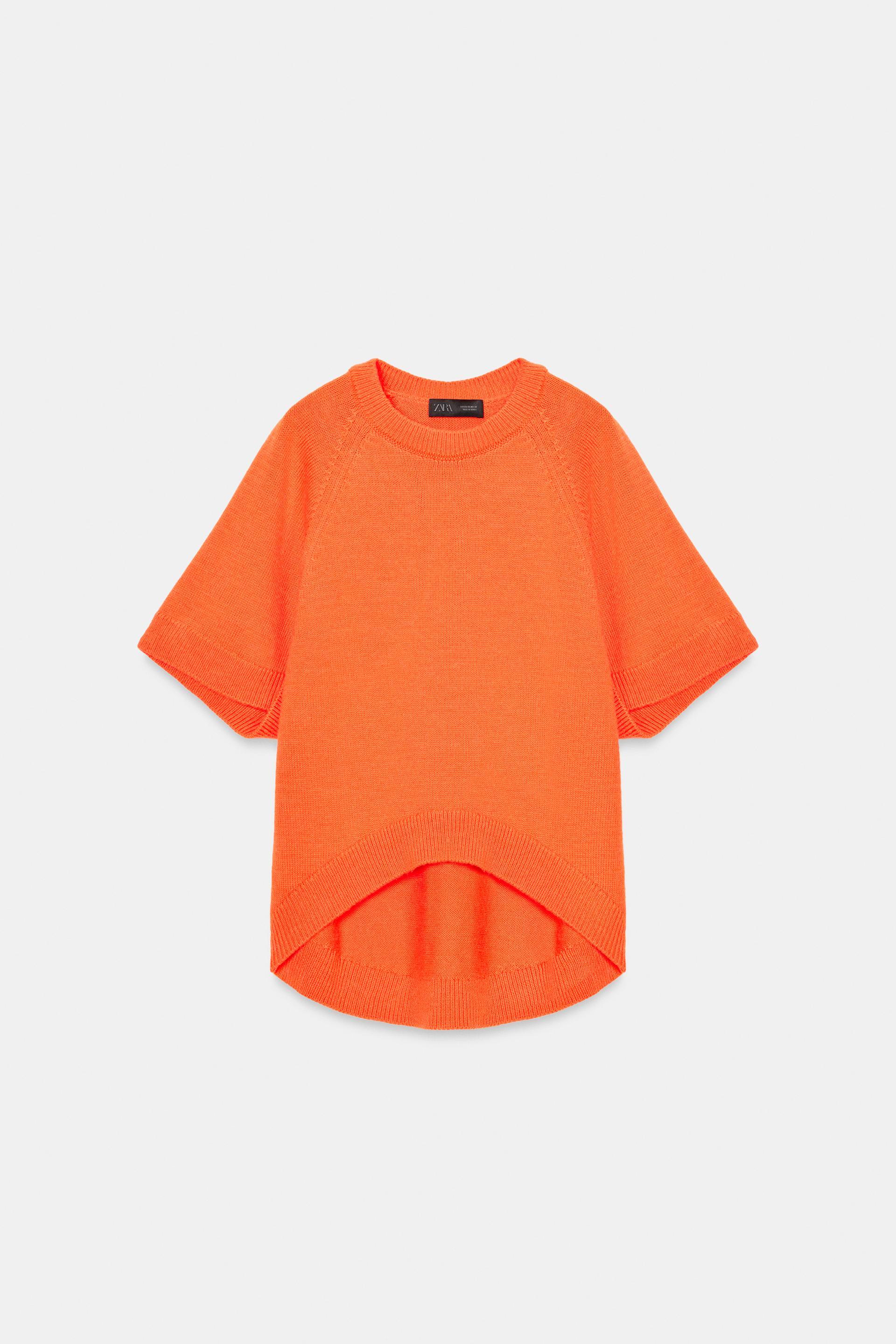 SHORT SLEEVE KNIT JUMPER by ZARA