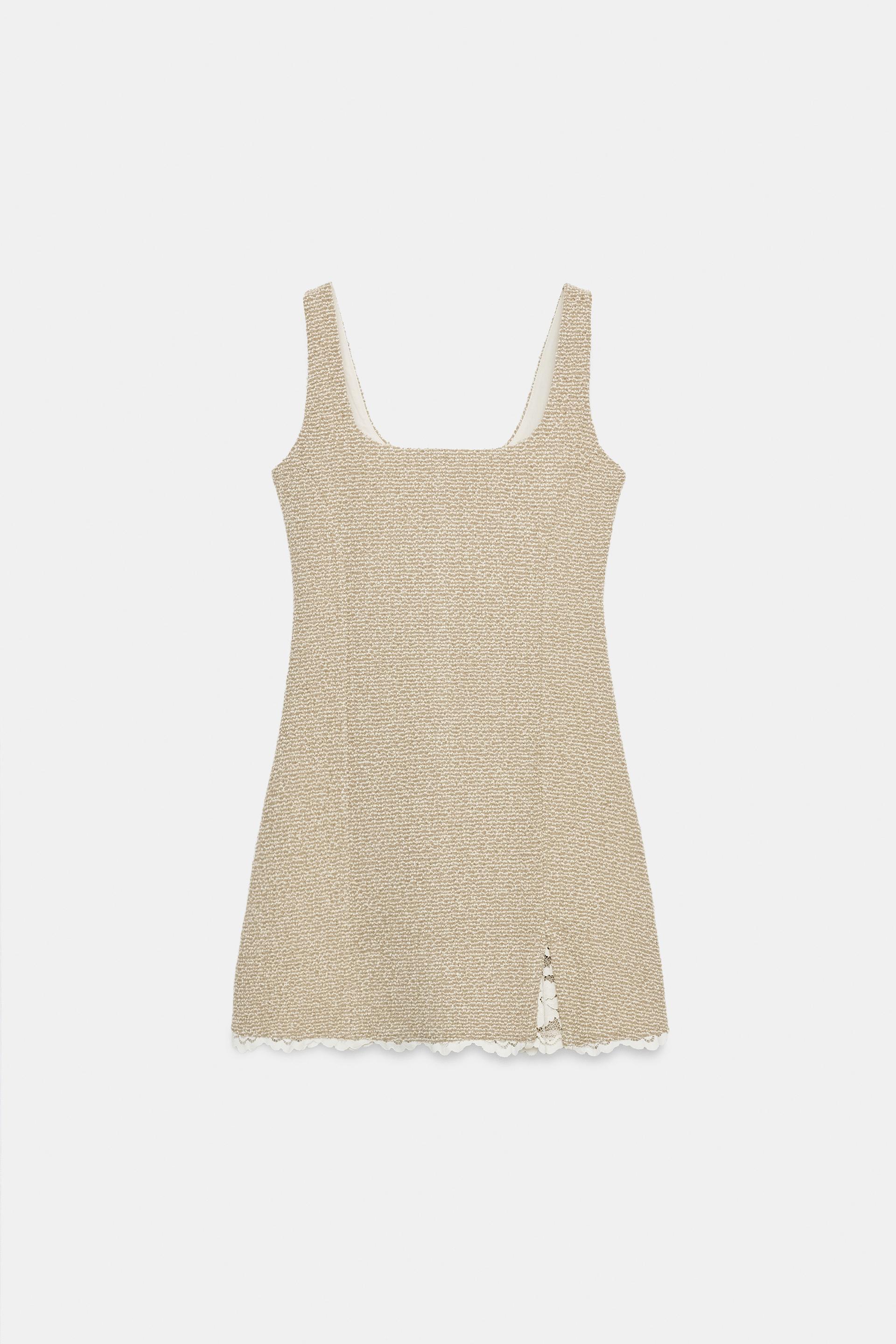 SHORT TEXTURED DRESS by ZARA