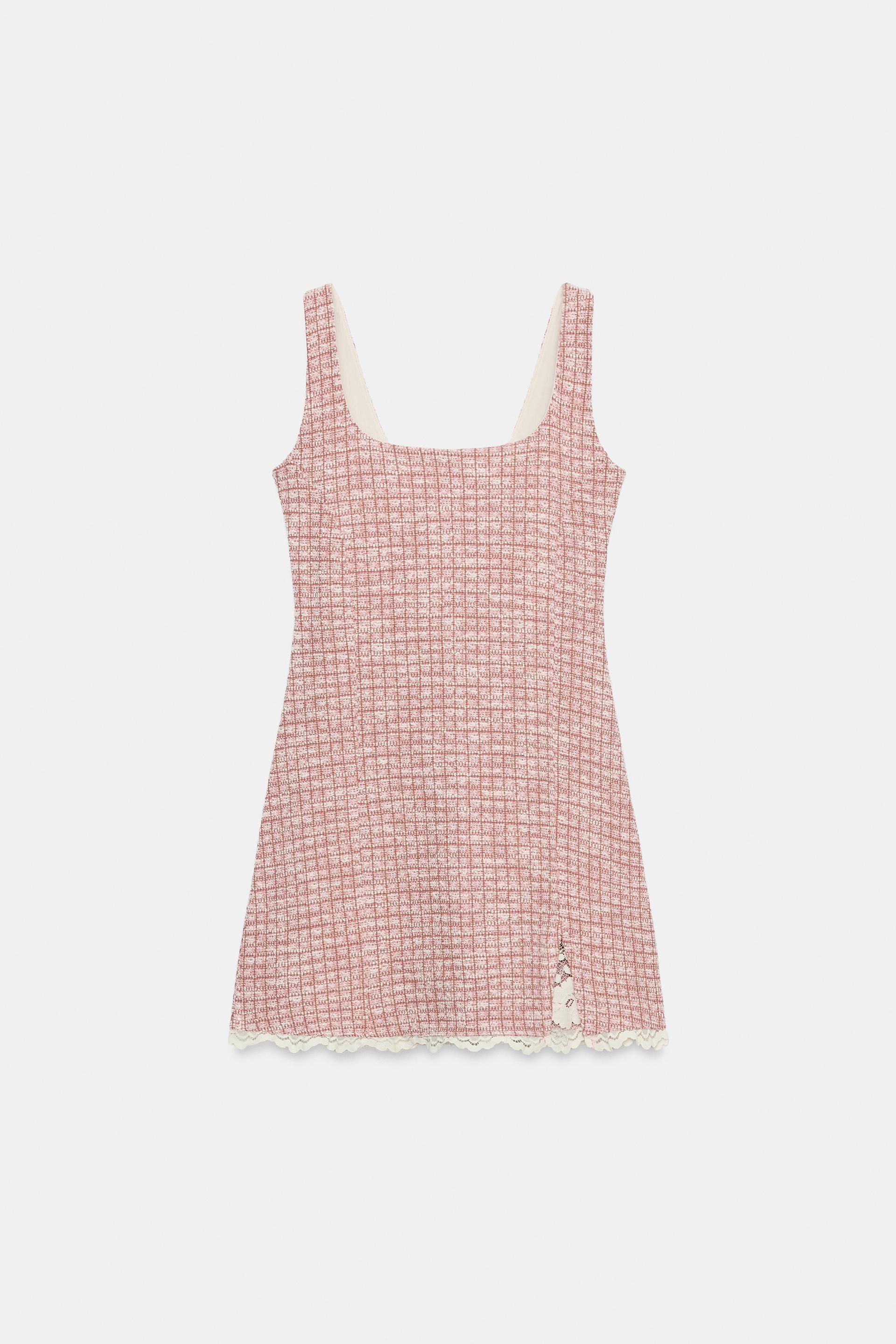 SHORT TEXTURED DRESS by ZARA
